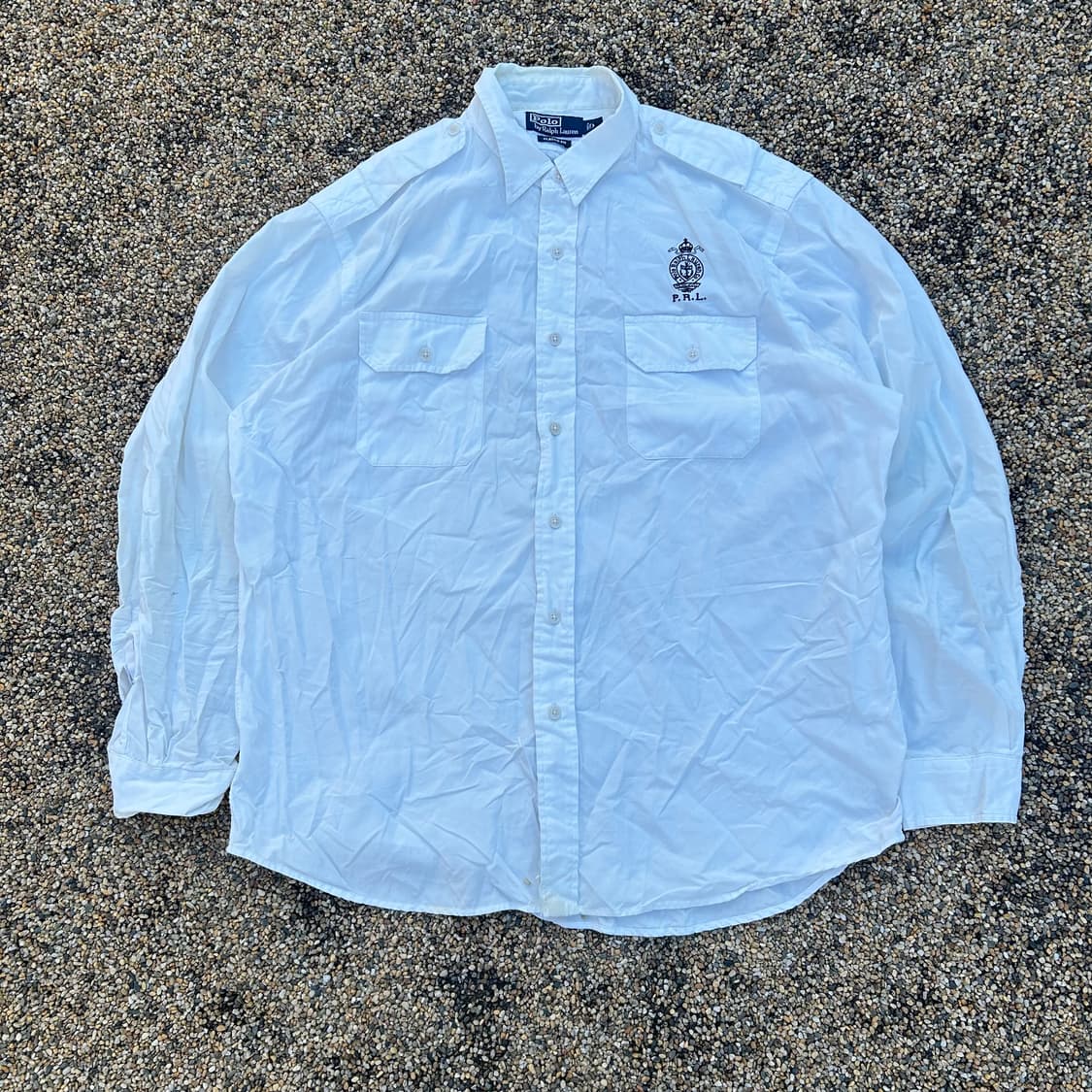 폴로 랄프로렌(polo ralph lauren) P.R.L 화이트 셔츠 상품이미지1