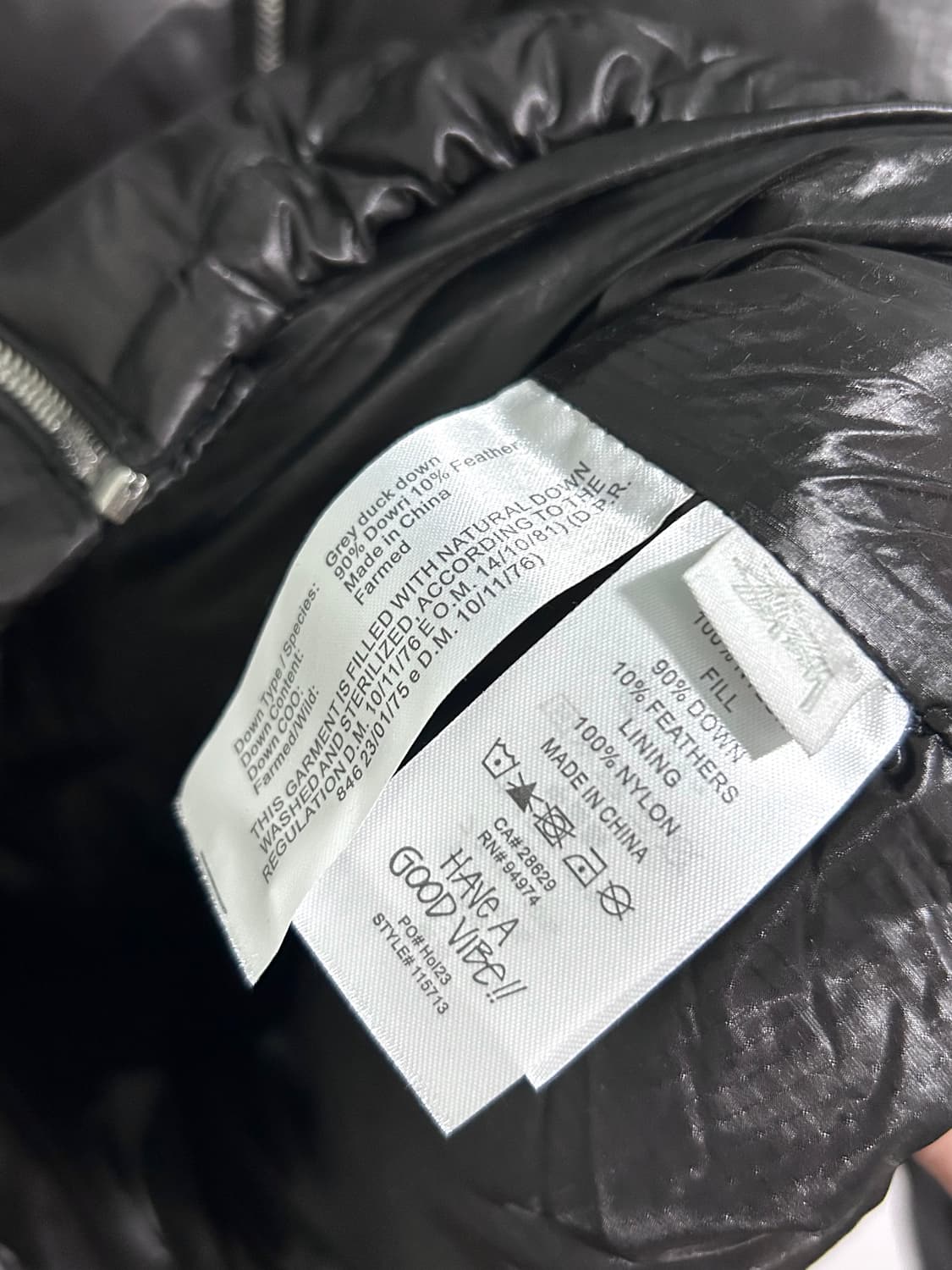 스투시 다운 퍼퍼 파라슈트 립스탑 패딩 상품이미지6