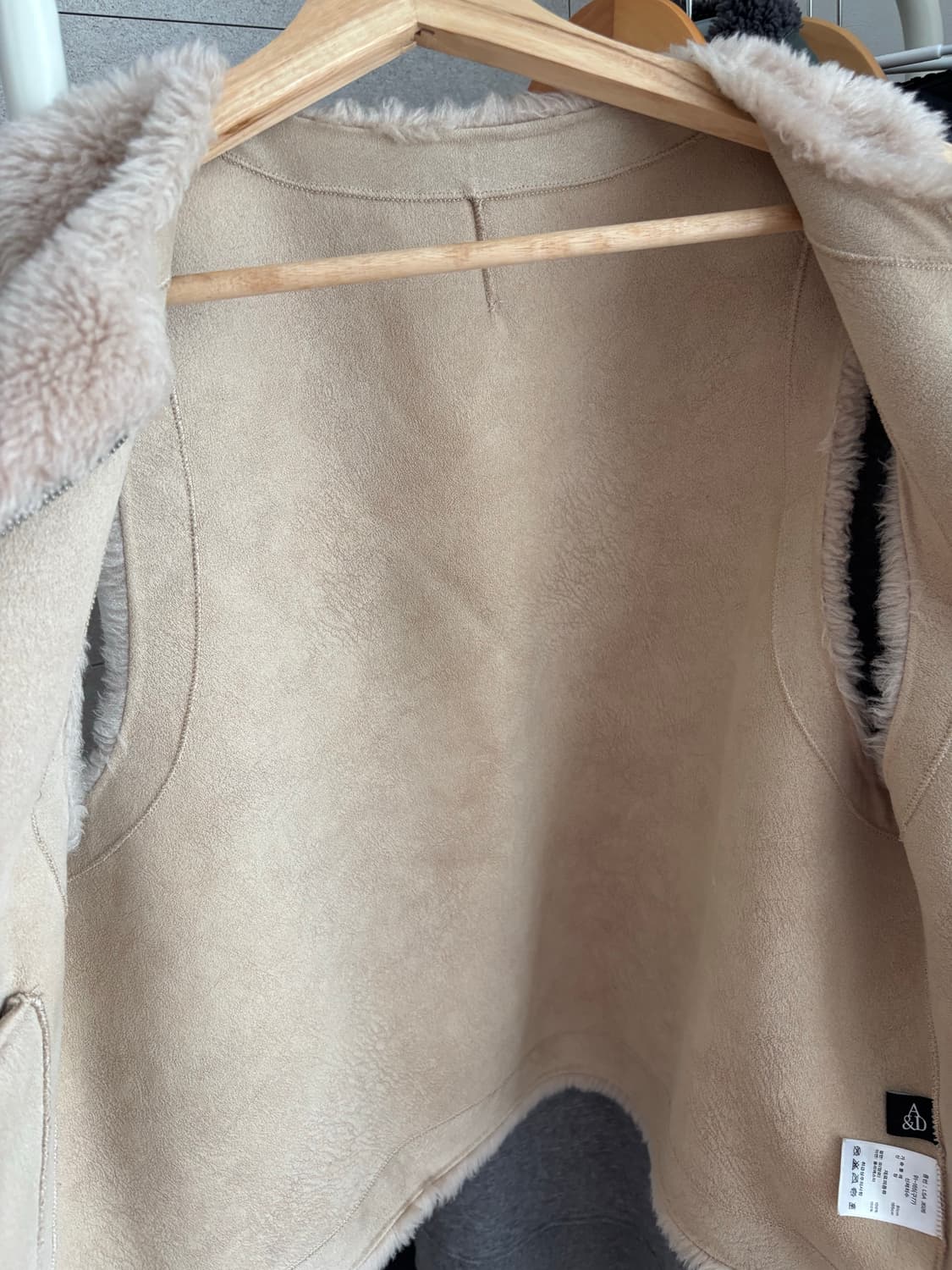 호주산 양털조끼 상품이미지5