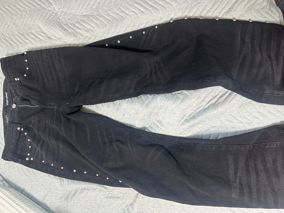 인세인개러지 스터드 데님팬츠 상품이미지1