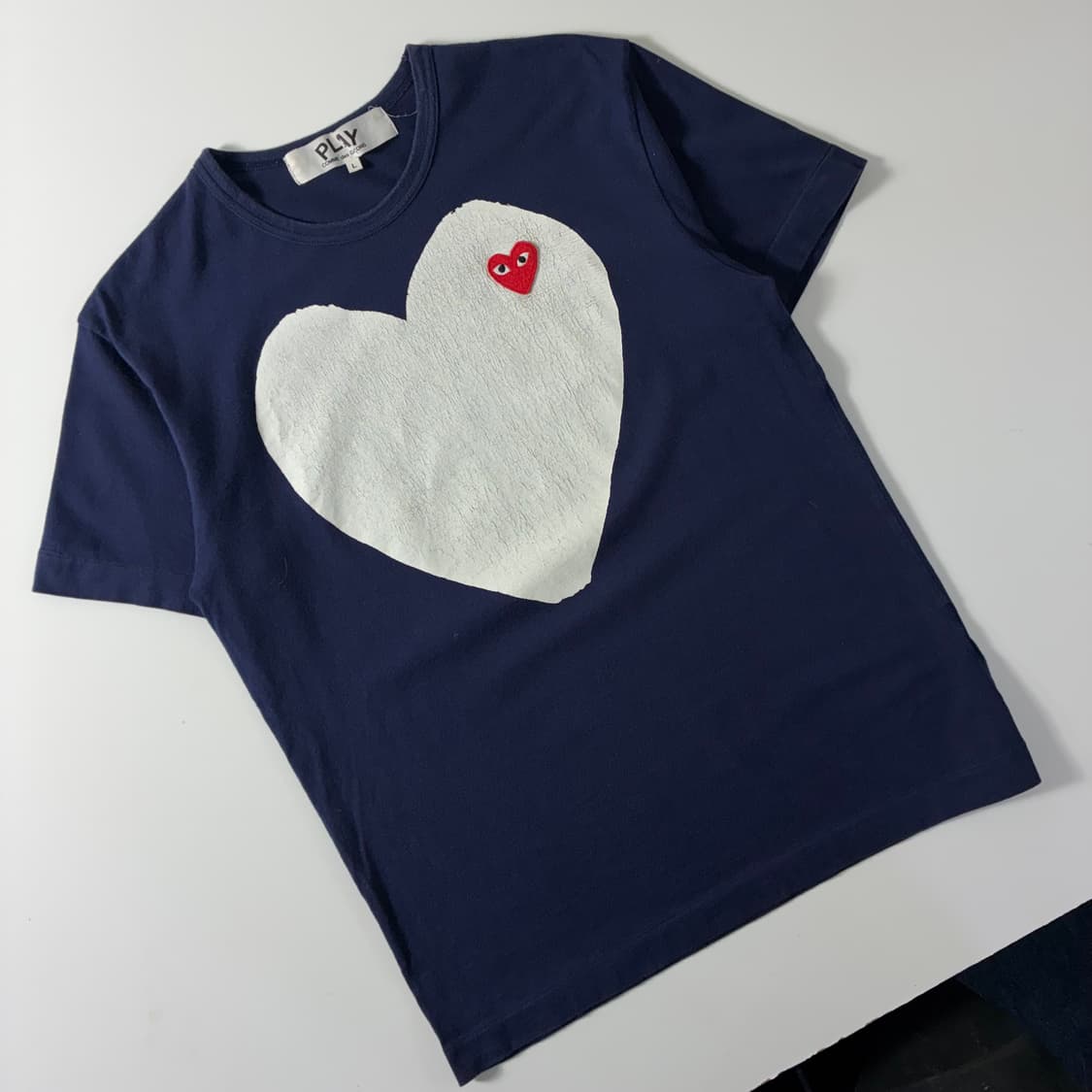 Comme des garsons  꼼데가르송 하트와펜 빅하트 프린팅 반팔 상품이미지2
