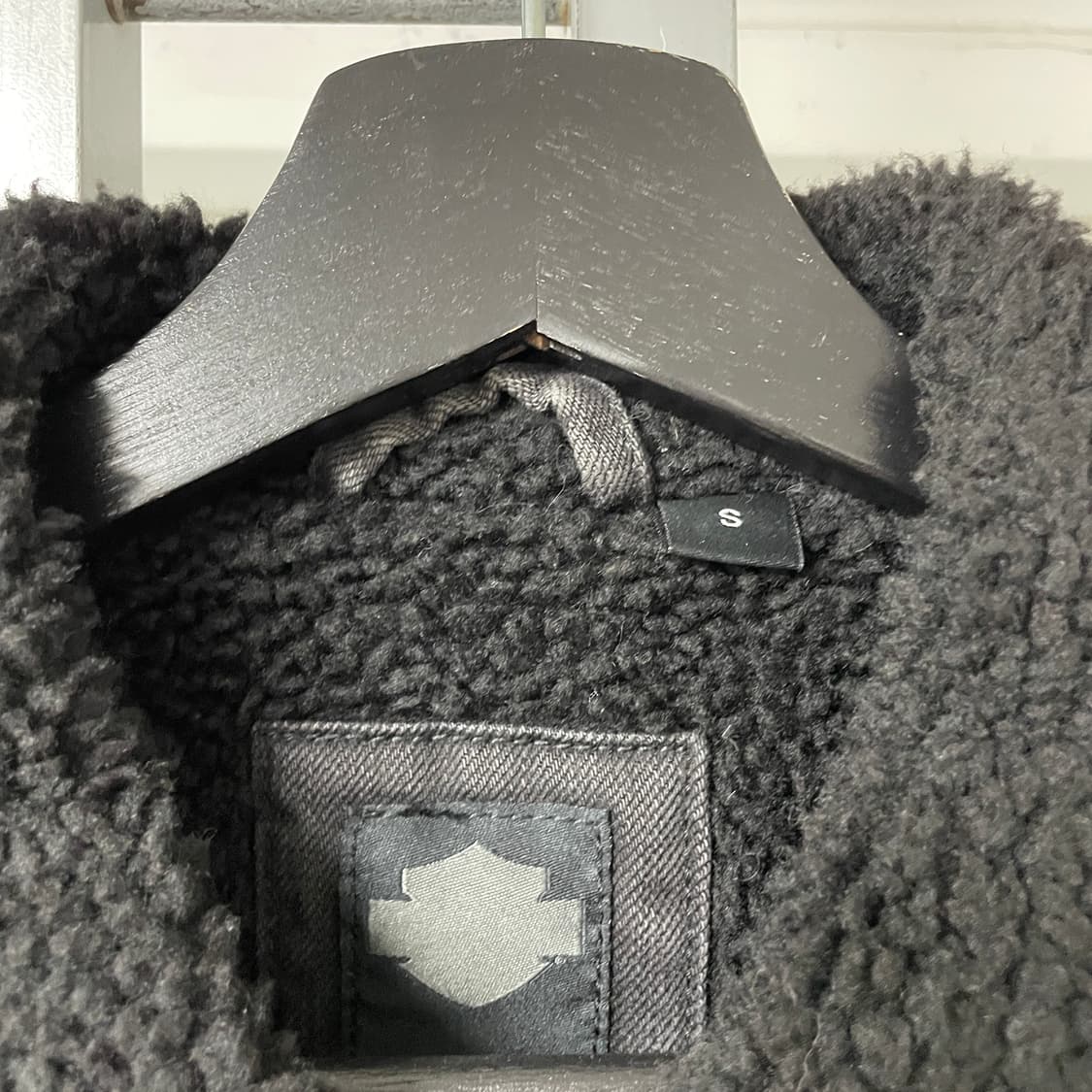 할리데이비슨 쉐르파 데님 자켓 블랙 S(W) 상품이미지4