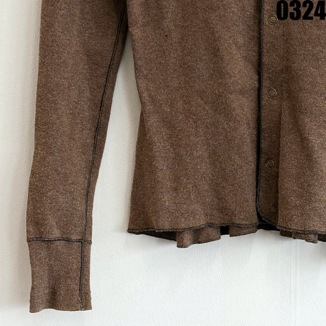 폴로 랄프로렌 브라운 컬러 버튼 니트 가디건 S 0324 상품이미지3