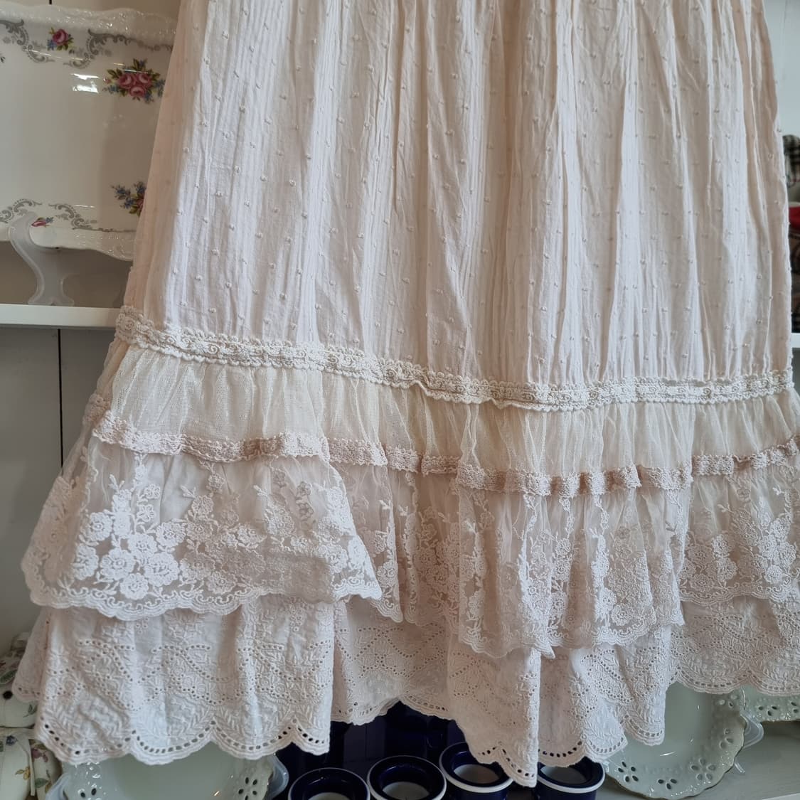 핑크 레이스 미니 원피스 상품이미지9