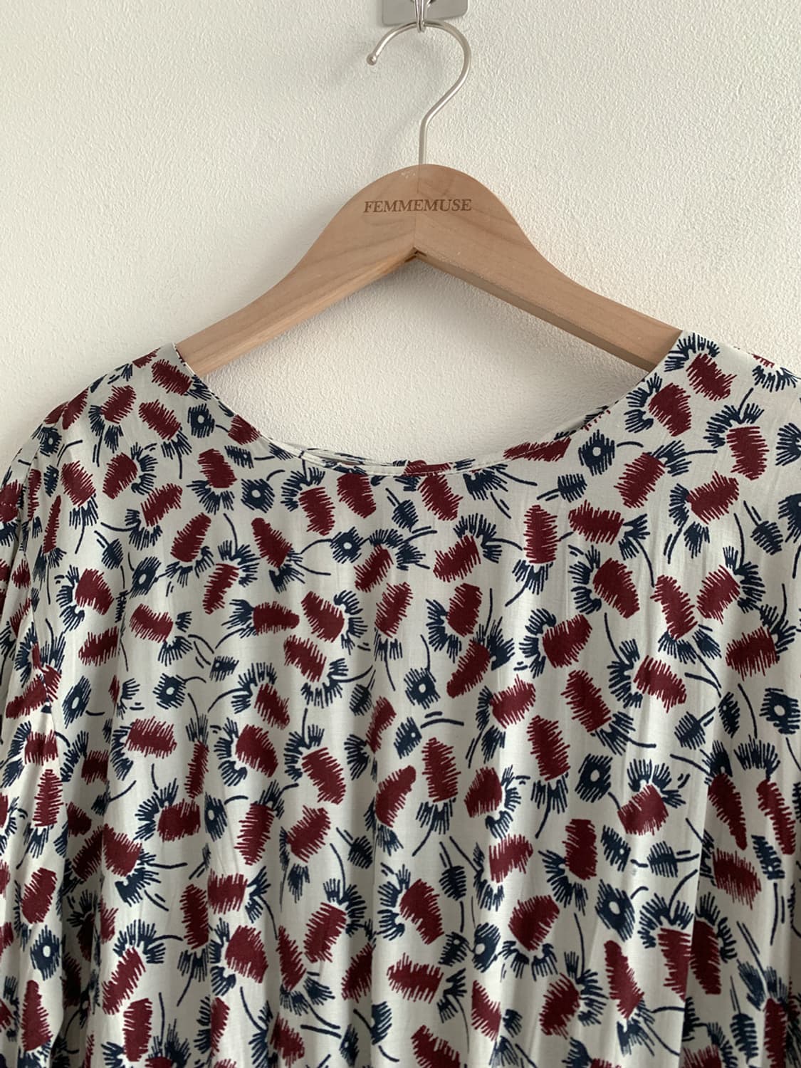 Back V Neck Flower Dress 상품이미지5