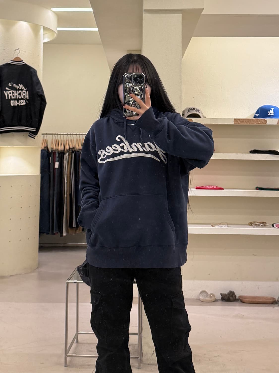 나이키 뉴욕 양키스 로고 후드티 U1673 상품이미지1