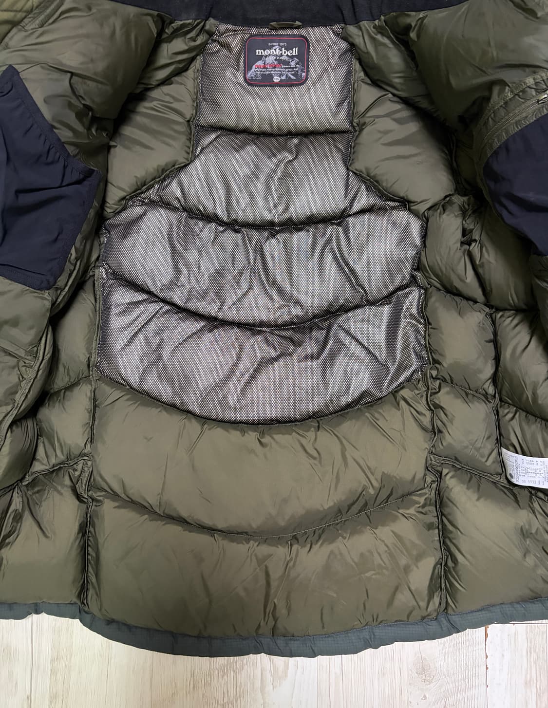 [105]몽벨 EX800 고어텍스 윈드스토퍼 구스다운 올리브 상품이미지5
