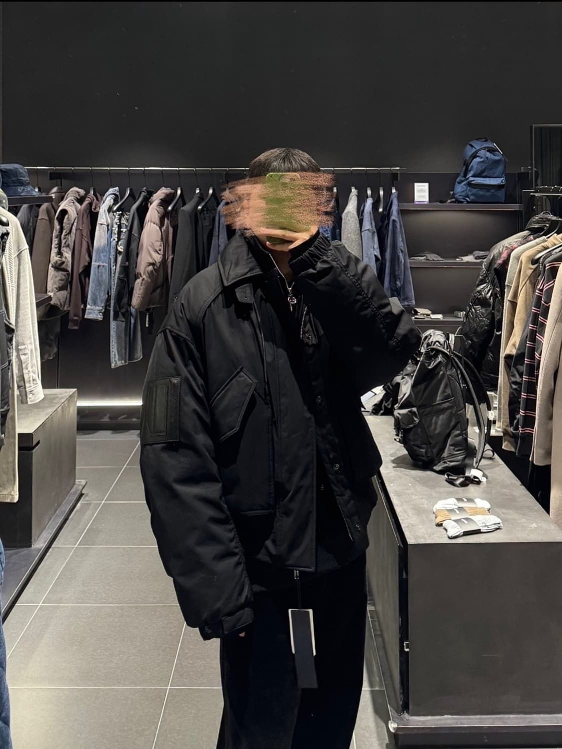 준지 179만 스탠카라 봄버 블루종 상품이미지9