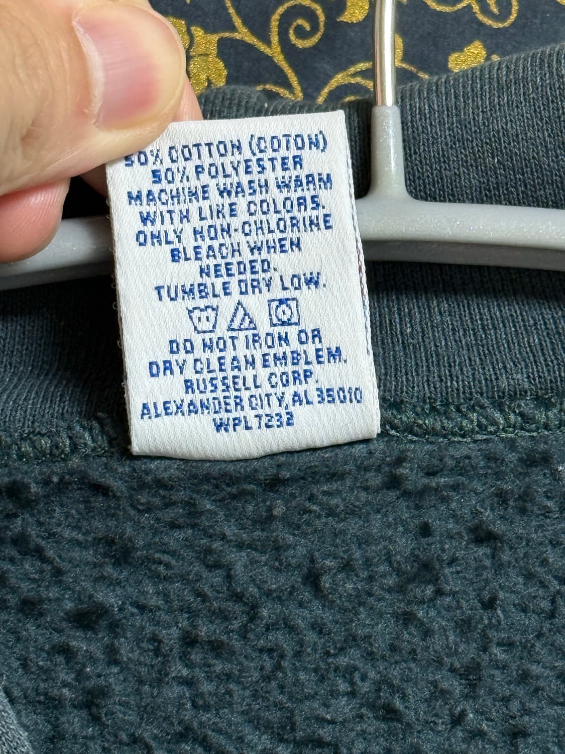 [XL] 빈티지 러셀 후드집업 다크 그린 usa 상품이미지4