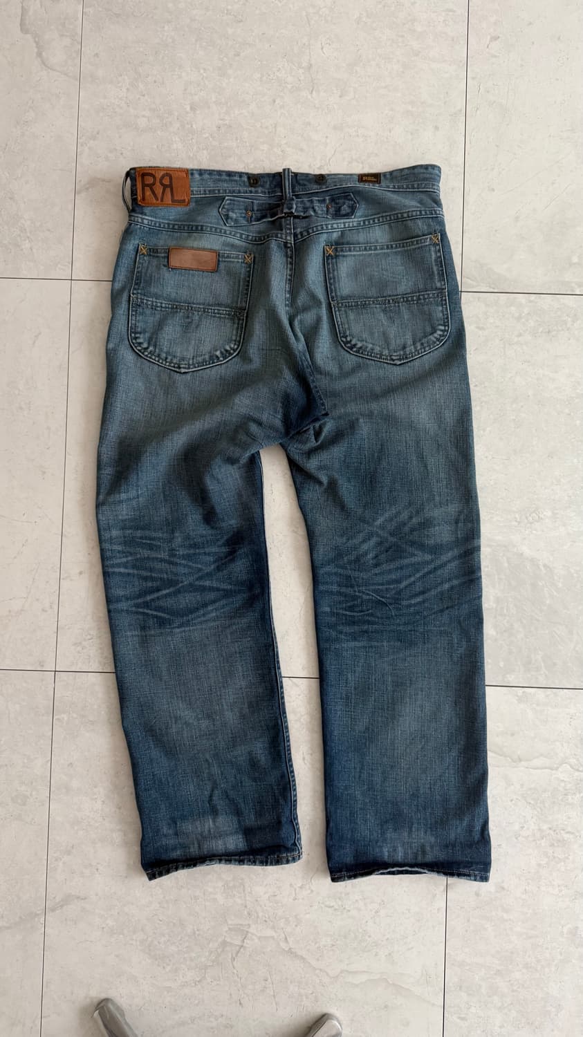 RRL 빈티지파이브포켓 풀러턴 리페어 진 - Size 34 상품이미지5