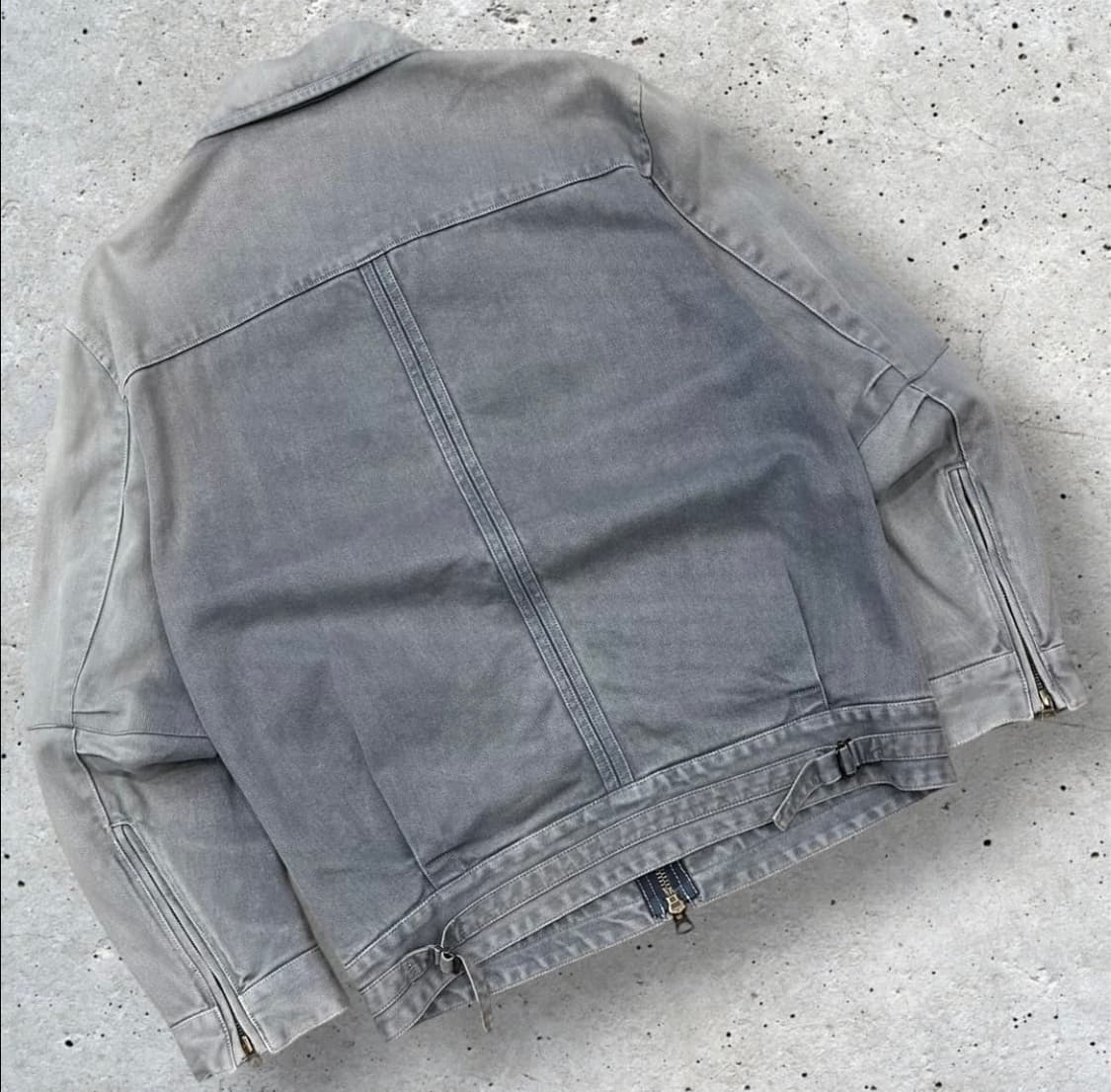 [M] 아르마니 익스체인지 데님 집업 자켓 그레이 블루 B164 상품이미지2