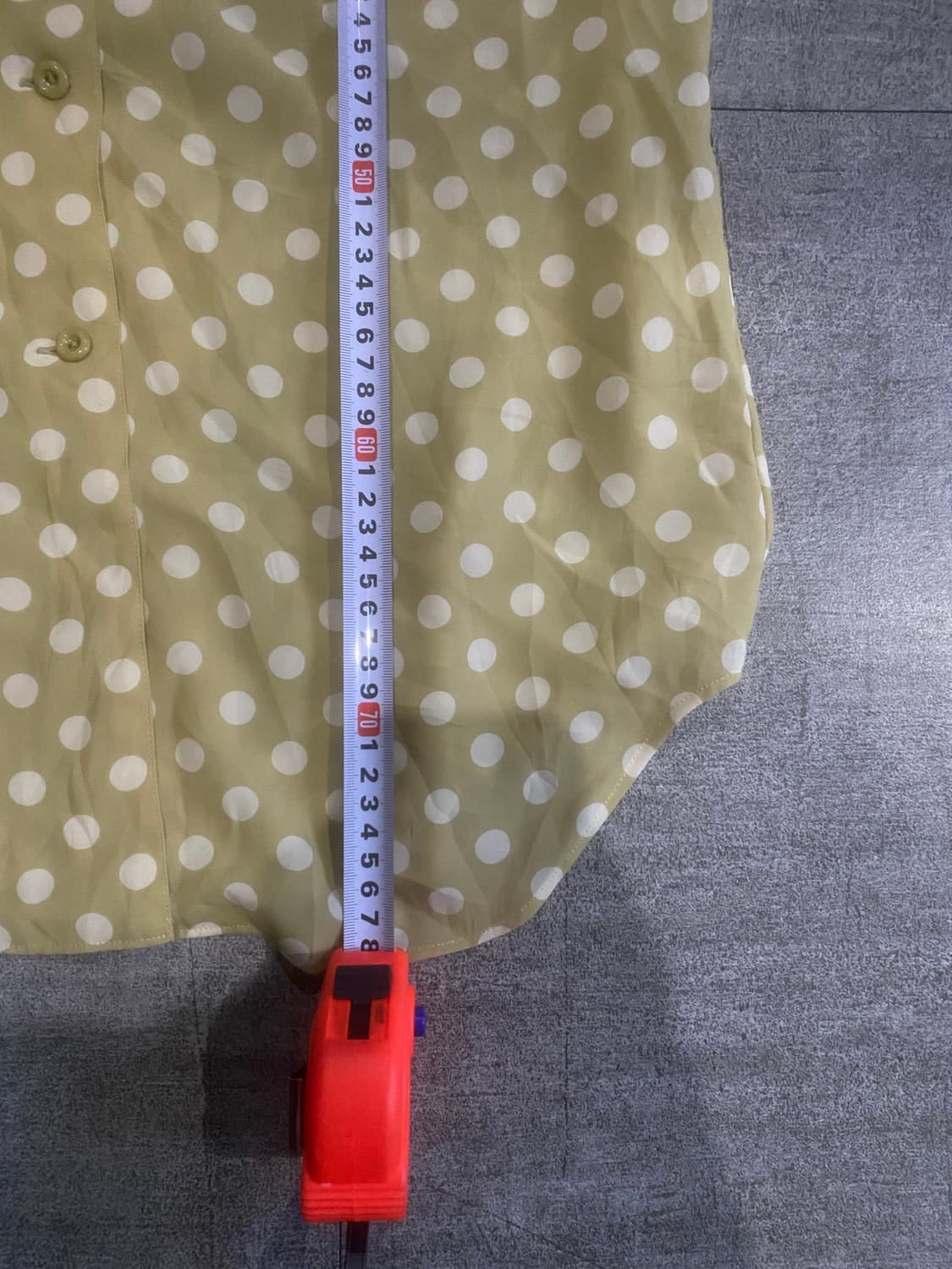 일본빈티지 Claudelema 하구미모리걸 달천깔페어리 세일러도트블라우스 상품이미지3