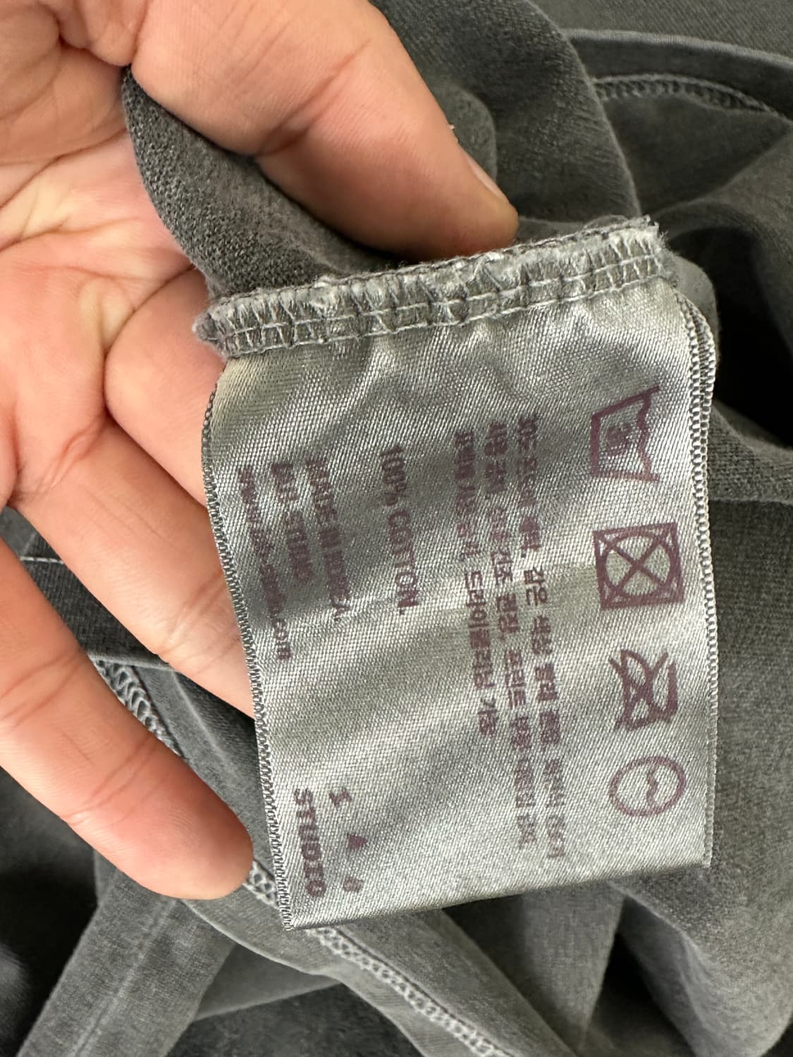 아이앱스튜디오 로고 반팔 차콜 L 상품이미지5