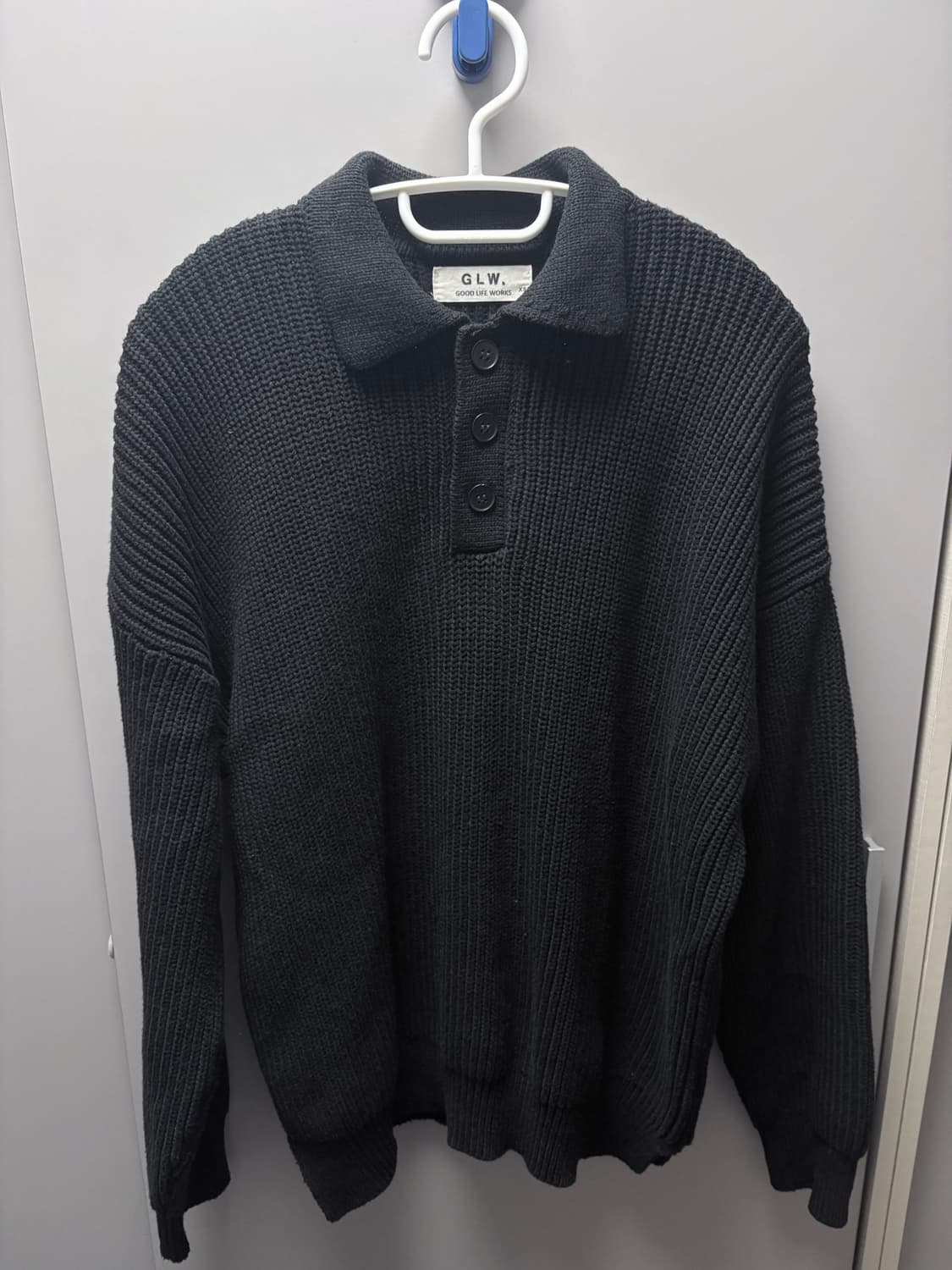 굿라이프웍스 카라 니트 상품이미지1