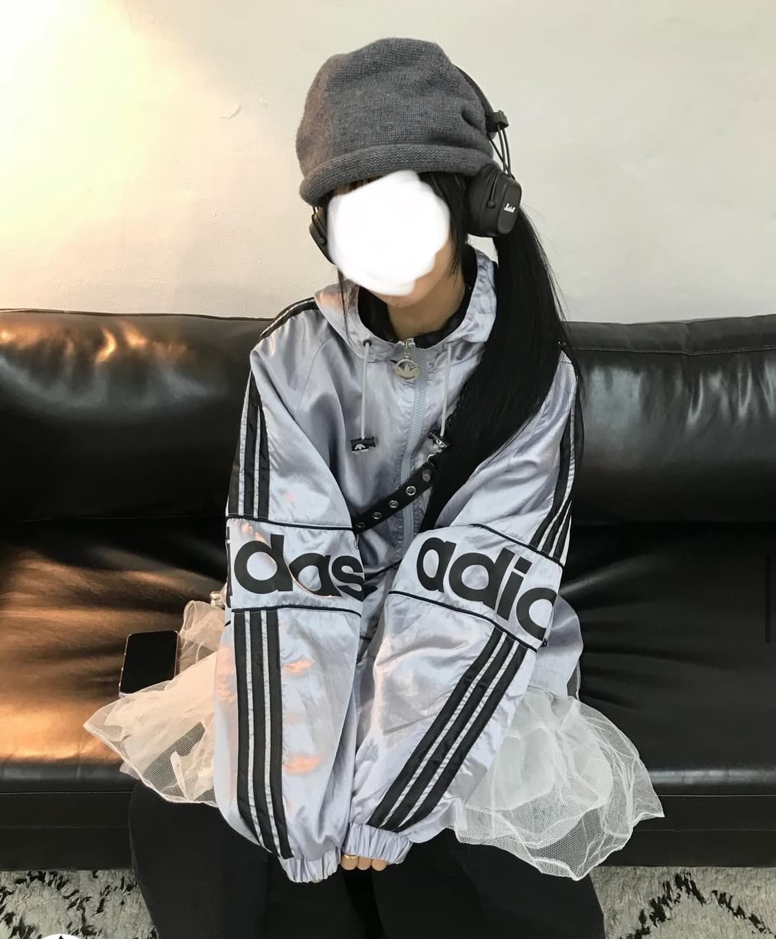 아디다스 90s 실버 올드스쿨 데상트 자켓 상품이미지4