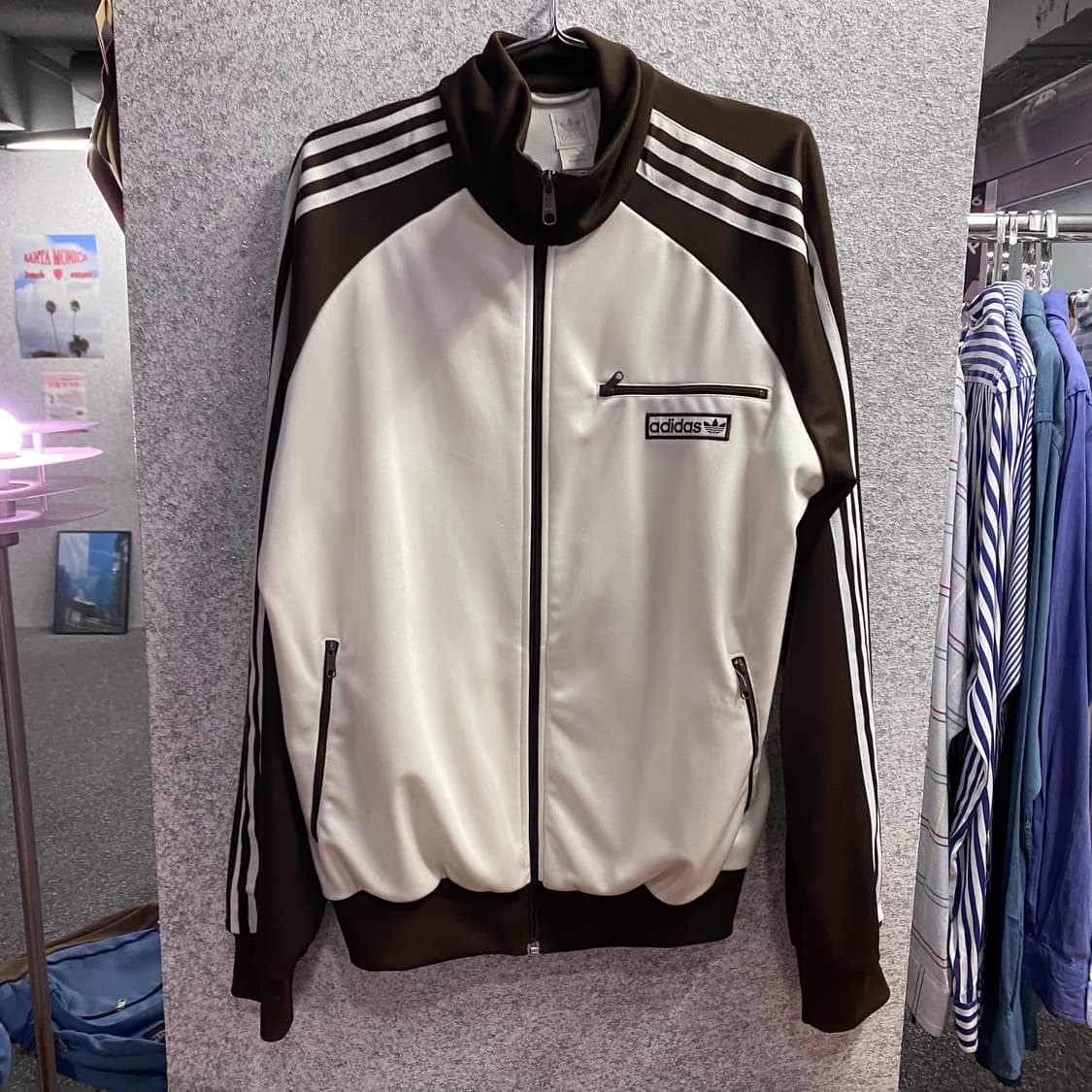 아디다스 패치로고 투톤 트랙탑 져지 B4628 상품이미지2