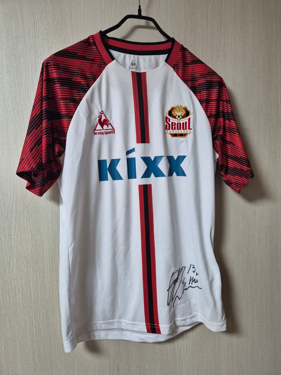 2019 FC서울 시즌 르꼬끄  어웨이 유니폼 고요한 싸인 100 상품이미지1