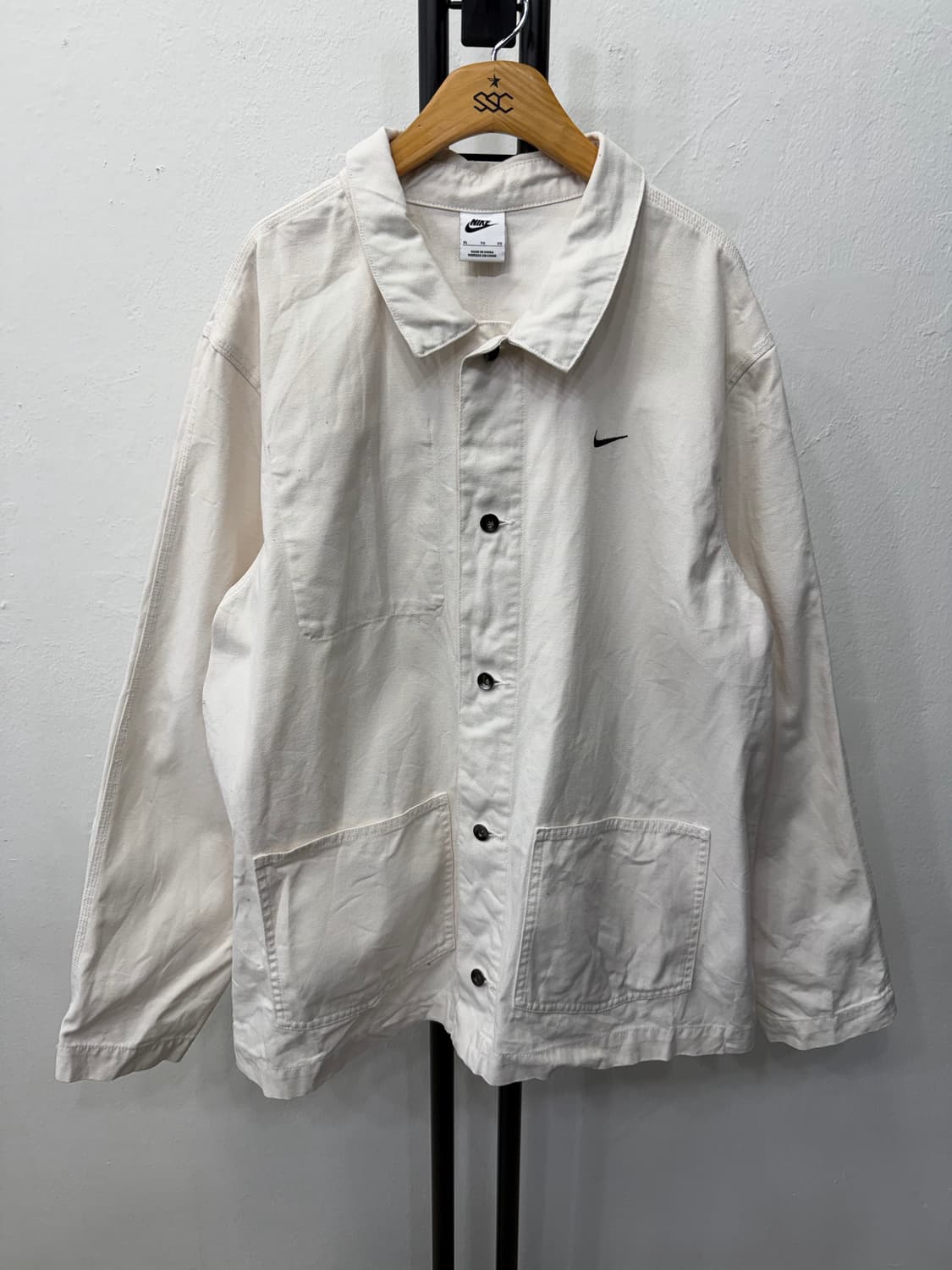 정품) 나이키 오버핏 데님 청자켓 XL 상품이미지1