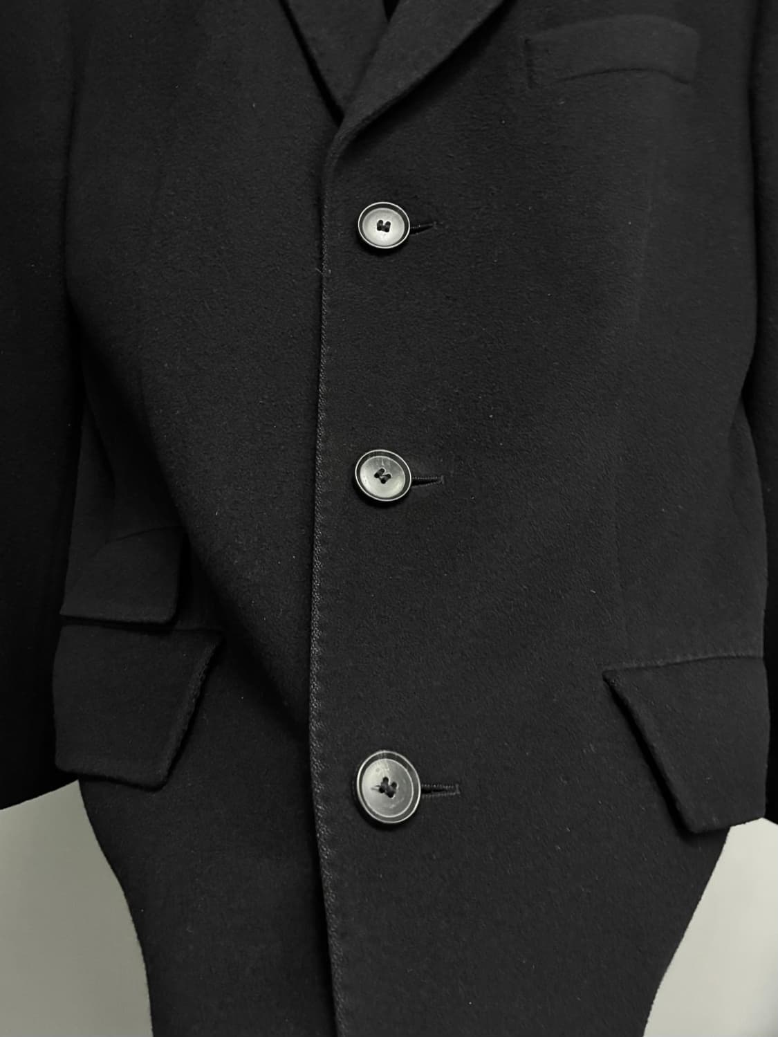 (M)HUGO BOSS 휴고보스 캐시미어 버진울 싱글 롱코트 상품이미지6