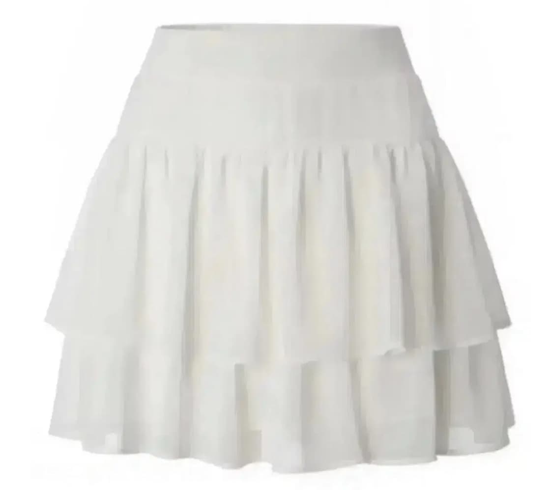 쓰리타임즈 스완 쉬폰 스커트 쓰탐 당일배송 치마 상품이미지1