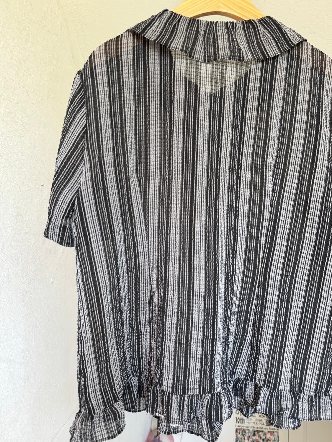 시어서커 쁘띠 스트라이프 블라우스 상품이미지6