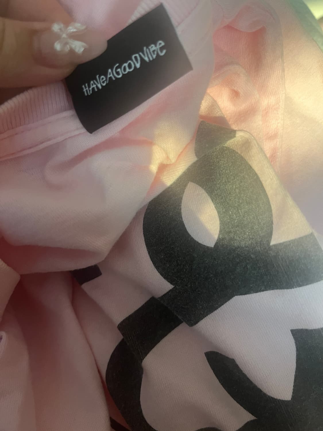 Stussy 스투시 핑크 딸기우유 연핑크긴팔티셔츠 롱슬리브 맨투맨 후드티 상품이미지7