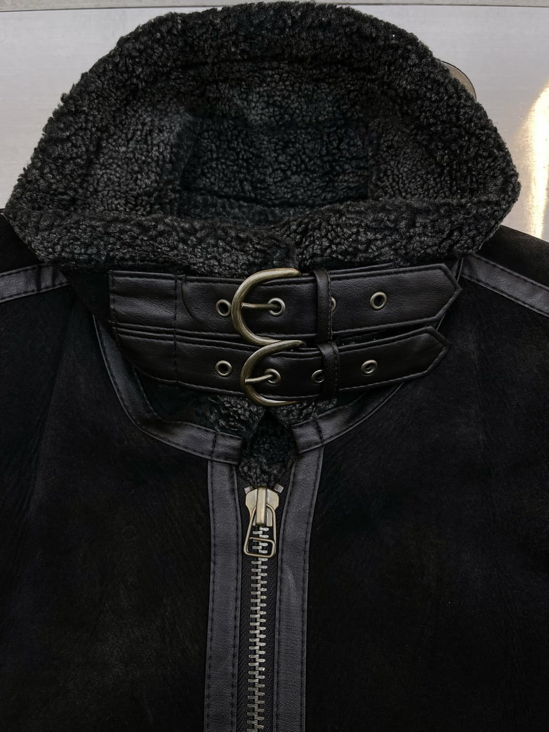 Skin Piler 90s U.S.A.F 타입 B-3 무스탕 상품이미지5