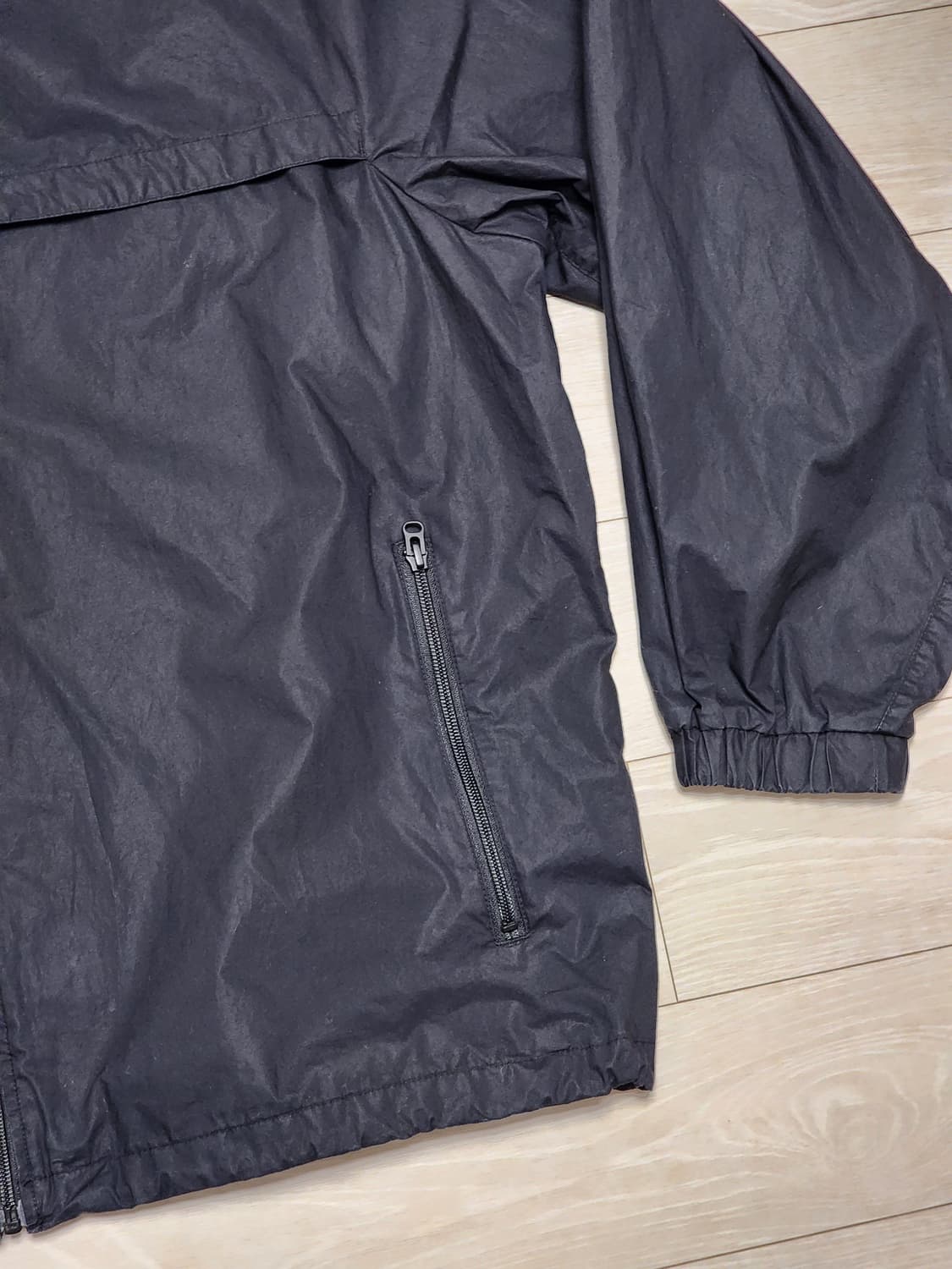 유니클로U 오버사이즈 후드 블루종 블랙 XXL 상품이미지6