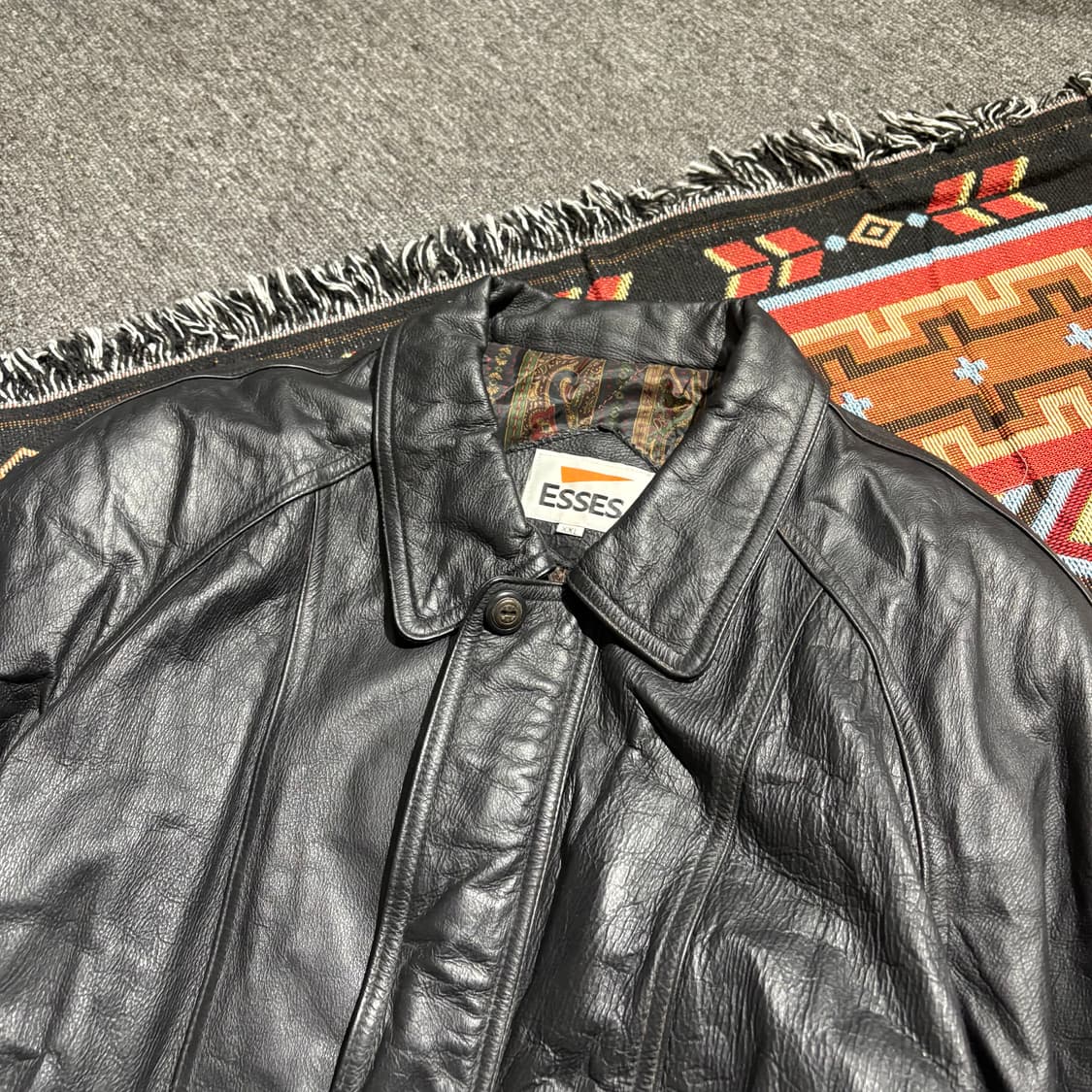 빈티지 소가죽 레더자켓 상품이미지2