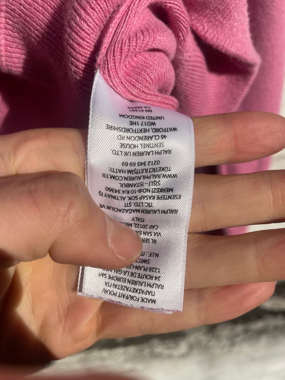 Polo Ralph Lauren pink knit sweater 상품이미지7