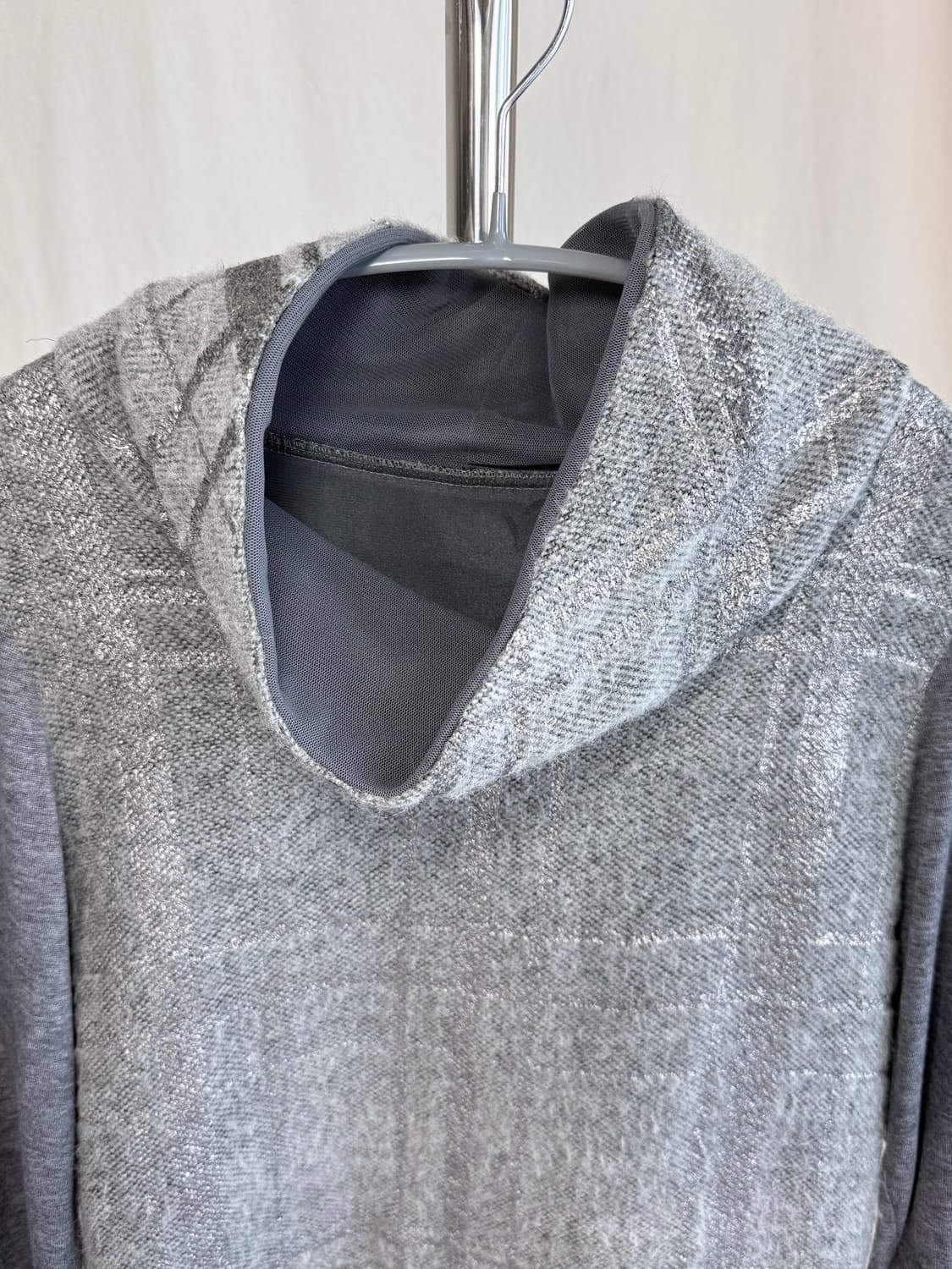 Hiroko Bis 실버 프린팅 롱 니트 상품이미지5