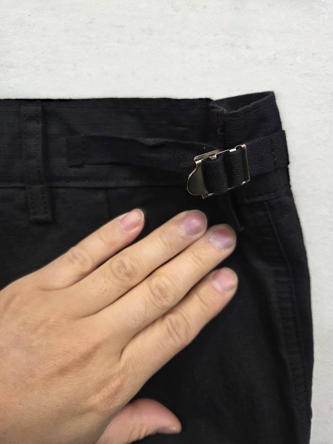 Nedews 밀리터리 립스타 와이드 파라슈트 카고팬츠 27 28  상품이미지4