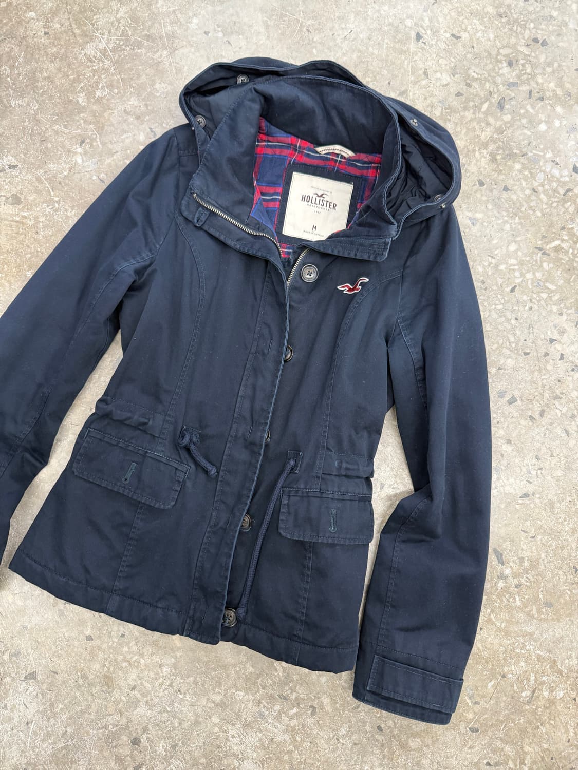 홀리스터 네이비 로고 자켓 핀터깔 상품이미지9