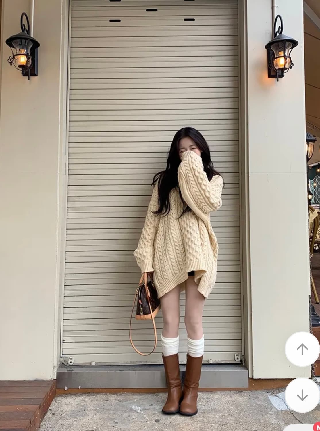 (새상품)영앤리치 박시 오버 니트 상품이미지1