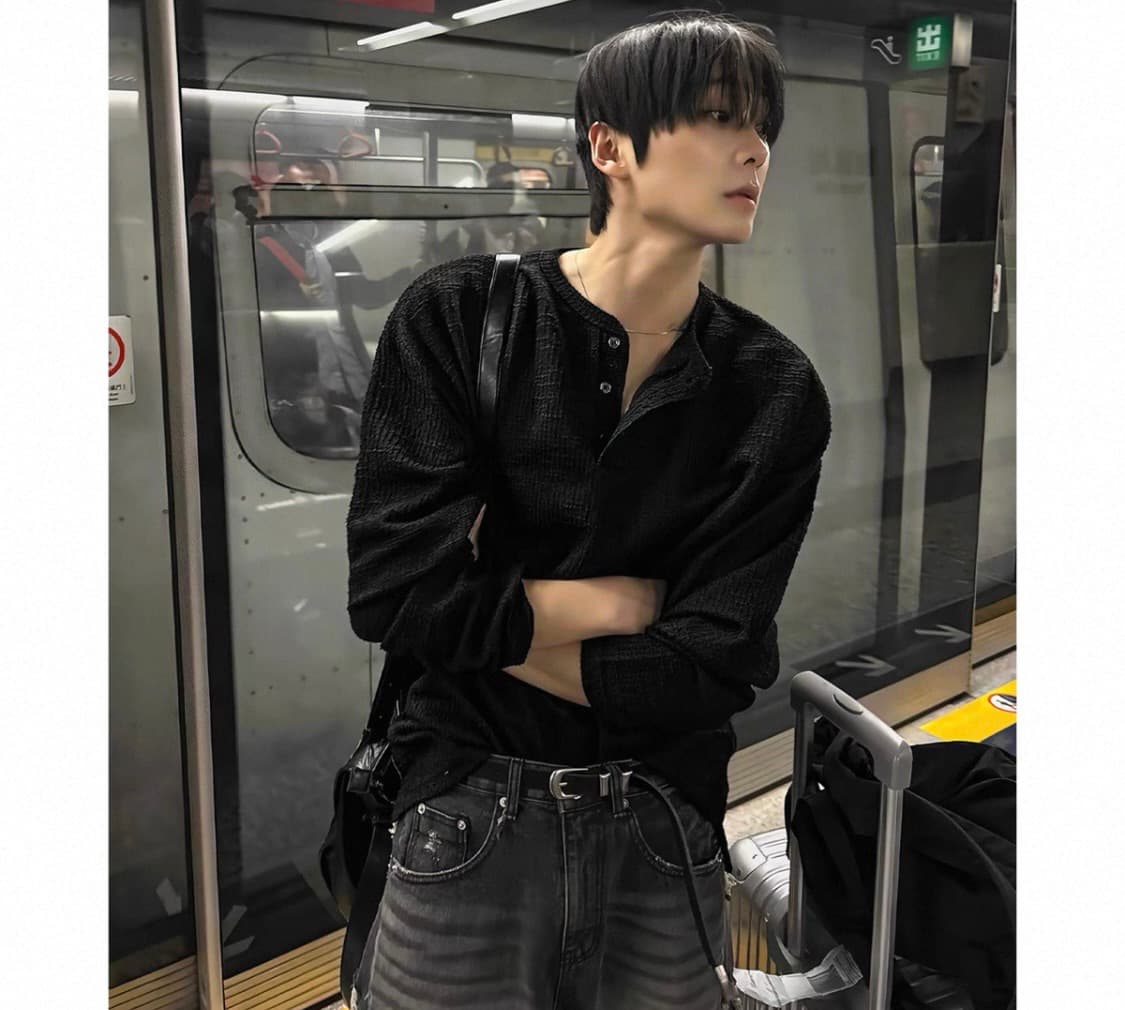 코시하루 트위드 헨리넥 상품이미지3