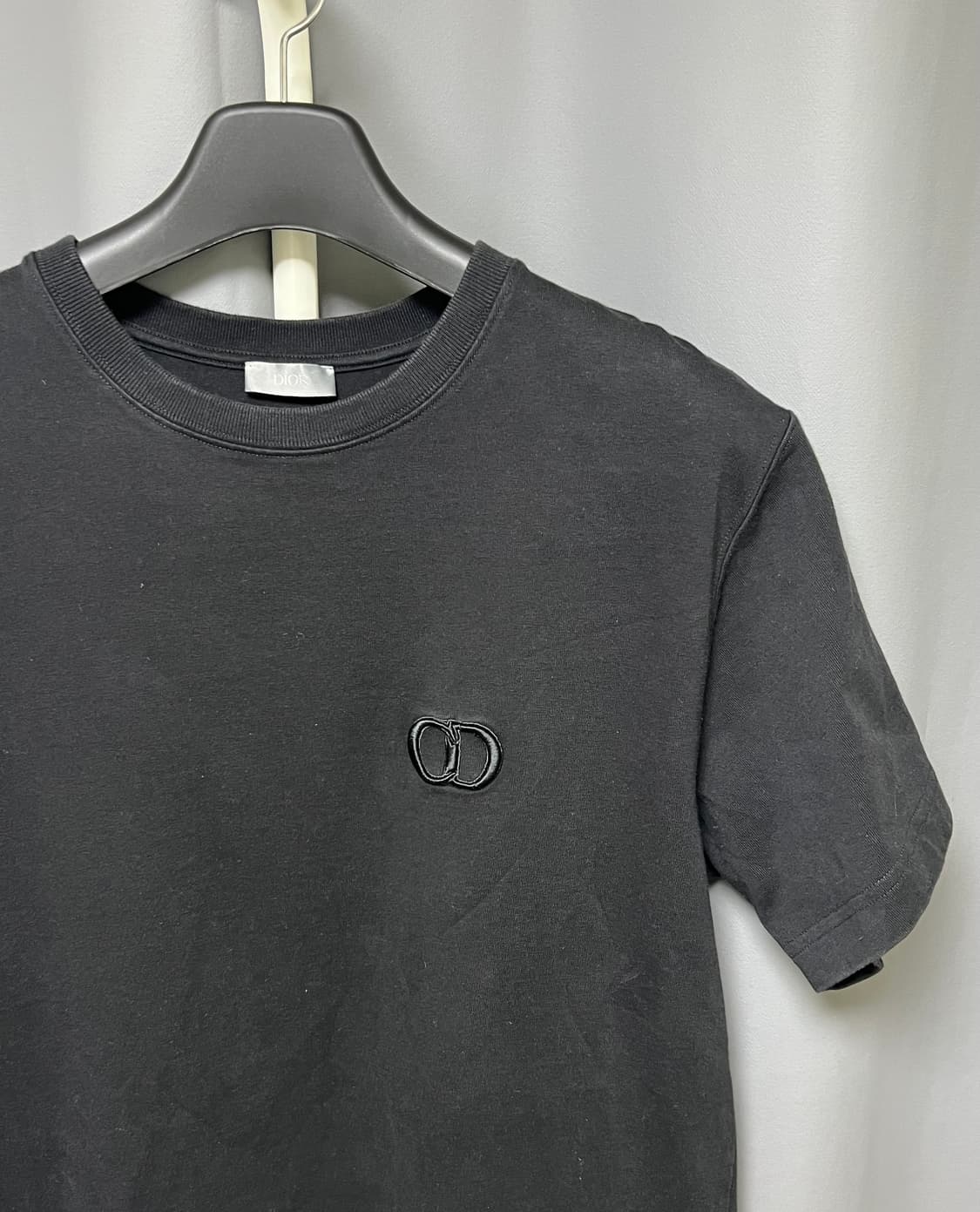 [정품] XL 디올 CD 로고 반팔티 블랙 상품이미지1