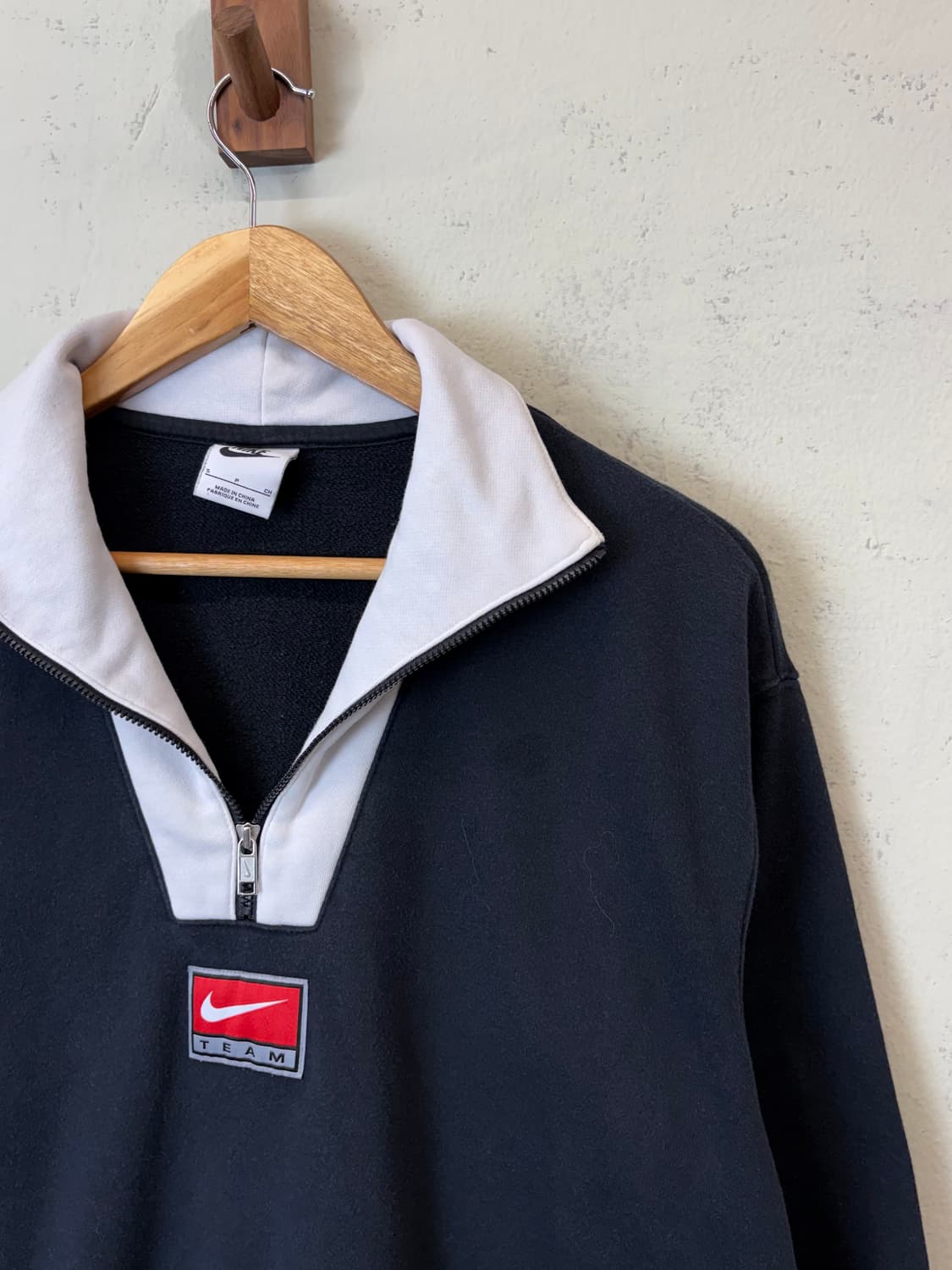 나이키 NSW 팀 플리스 하프집 크롭탑 상품이미지3