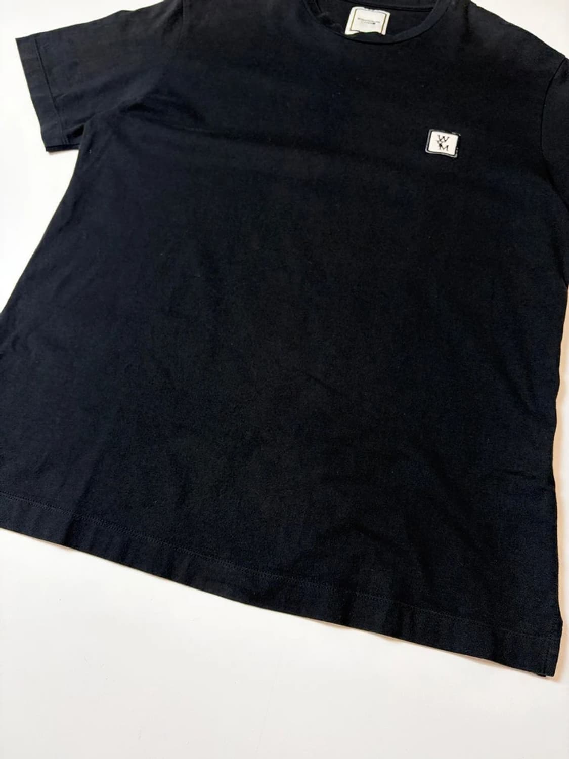 우영미 18FW 백로고 반팔 티셔츠 PN9558 상품이미지6