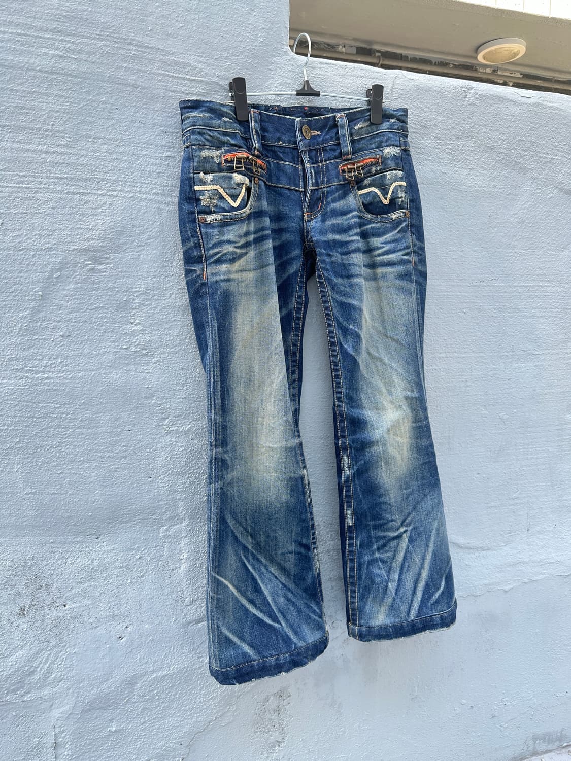 Lolita jeans washing flare low rise  상품이미지2