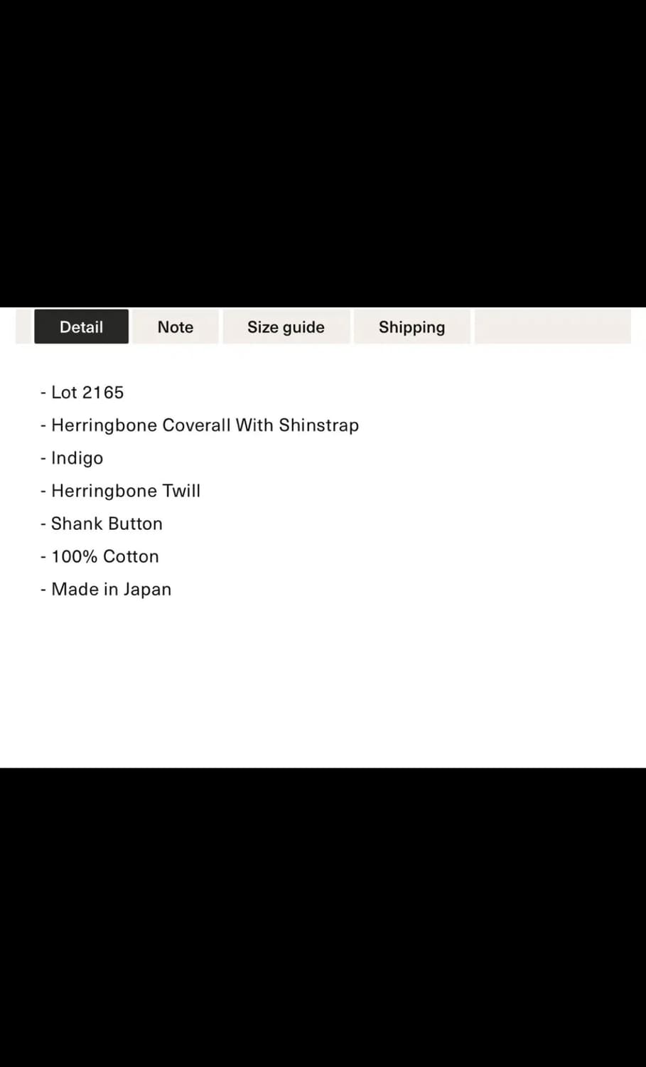 [40] 웨어하우스 LOT 2165 커버올 자켓 상품이미지4