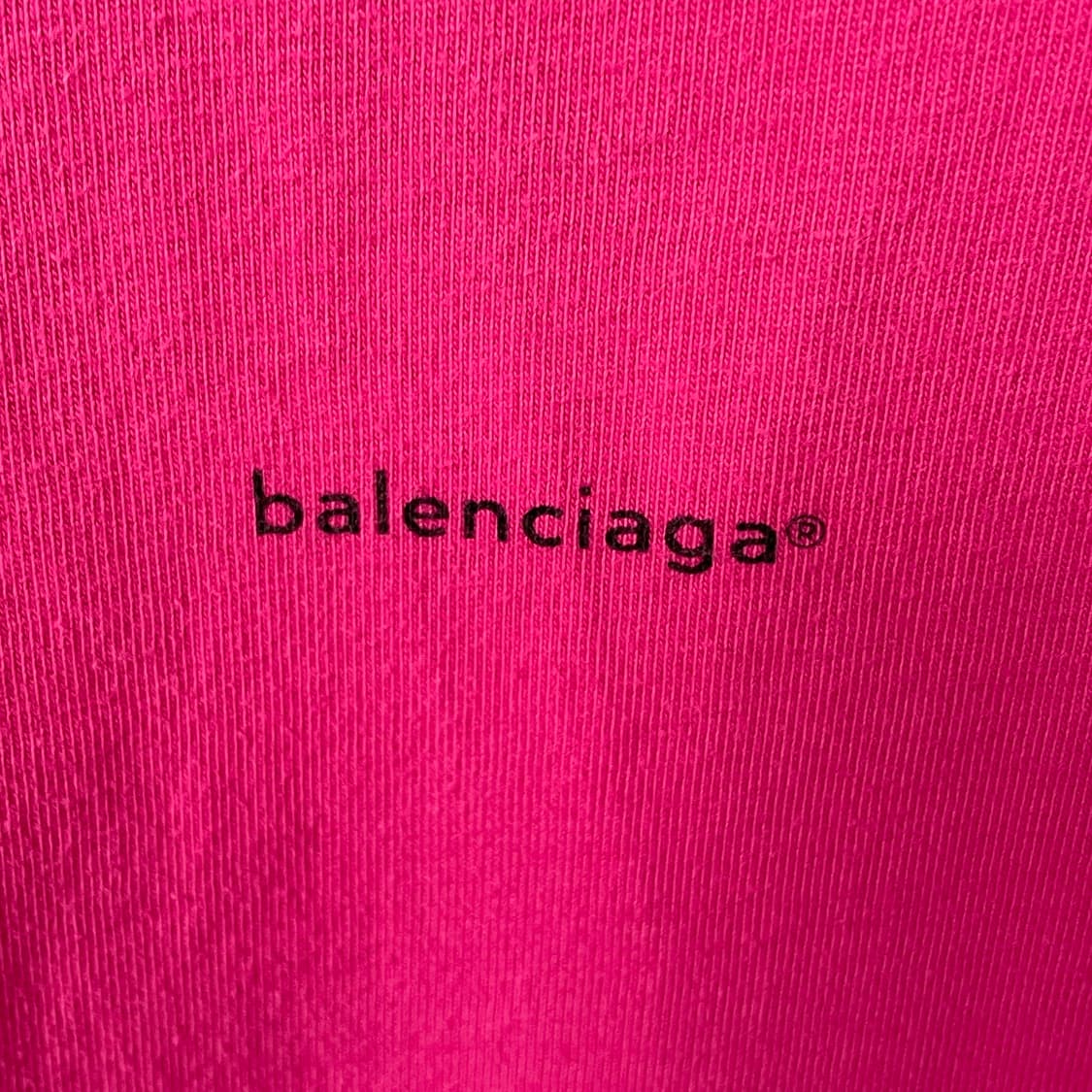 발렌시아가 스몰로고 반팔티 상품이미지4