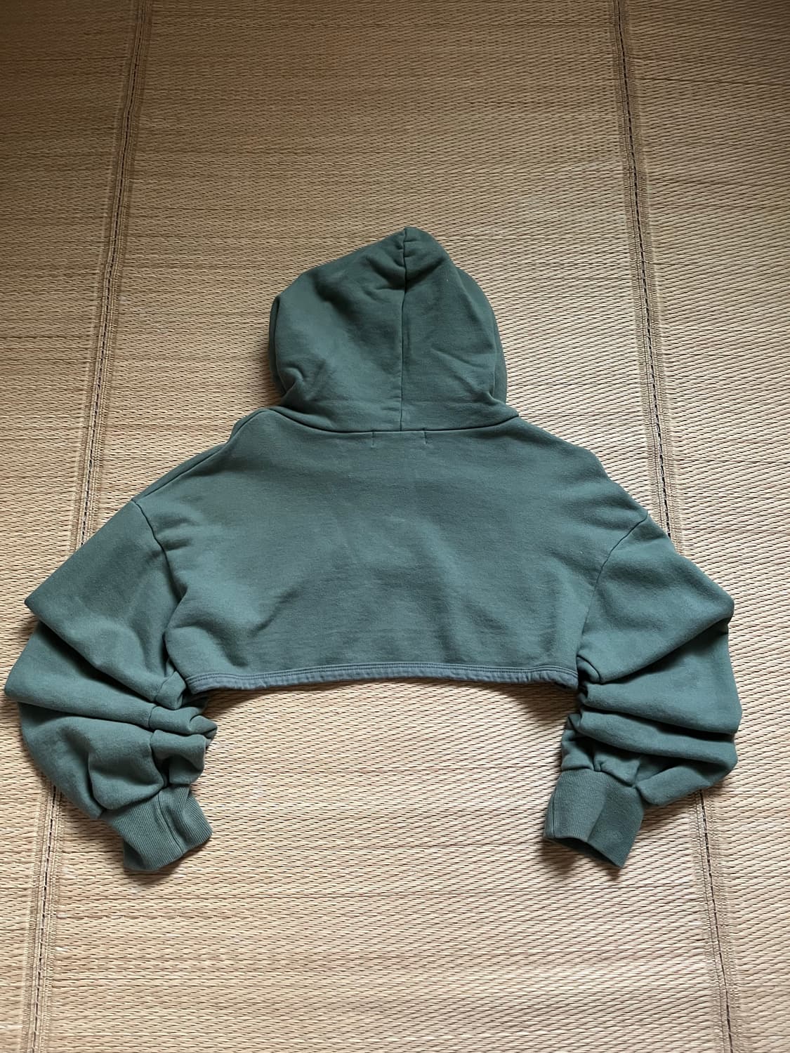 카키 크롭 볼레로 후드 상품이미지2