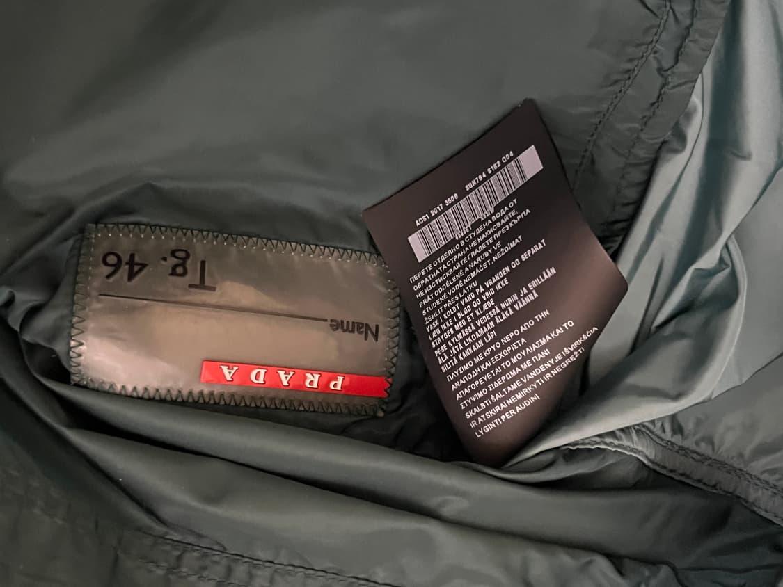 프라다 나일론 집업 자켓 상품이미지6