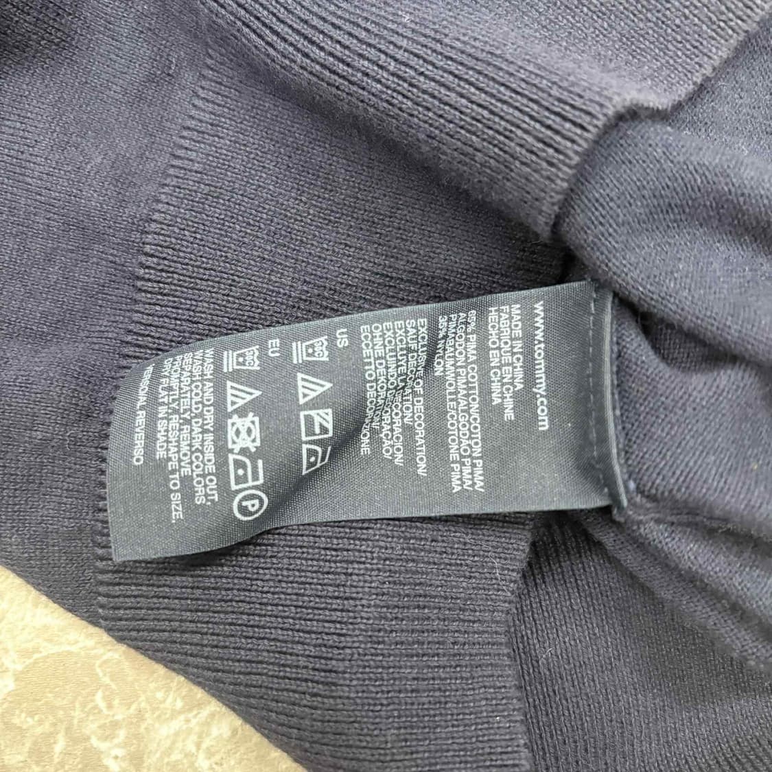 타미힐피거 걸즈 피마 코튼 브이넥 니트(S) 상품이미지5