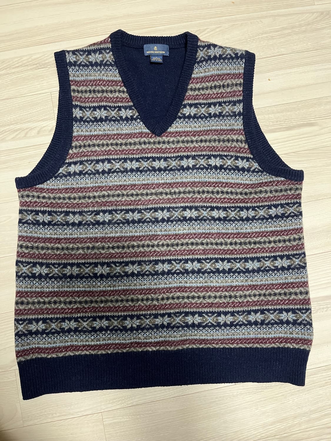 브룩스브라더스 페어아일 베스트 Size L 상품이미지1