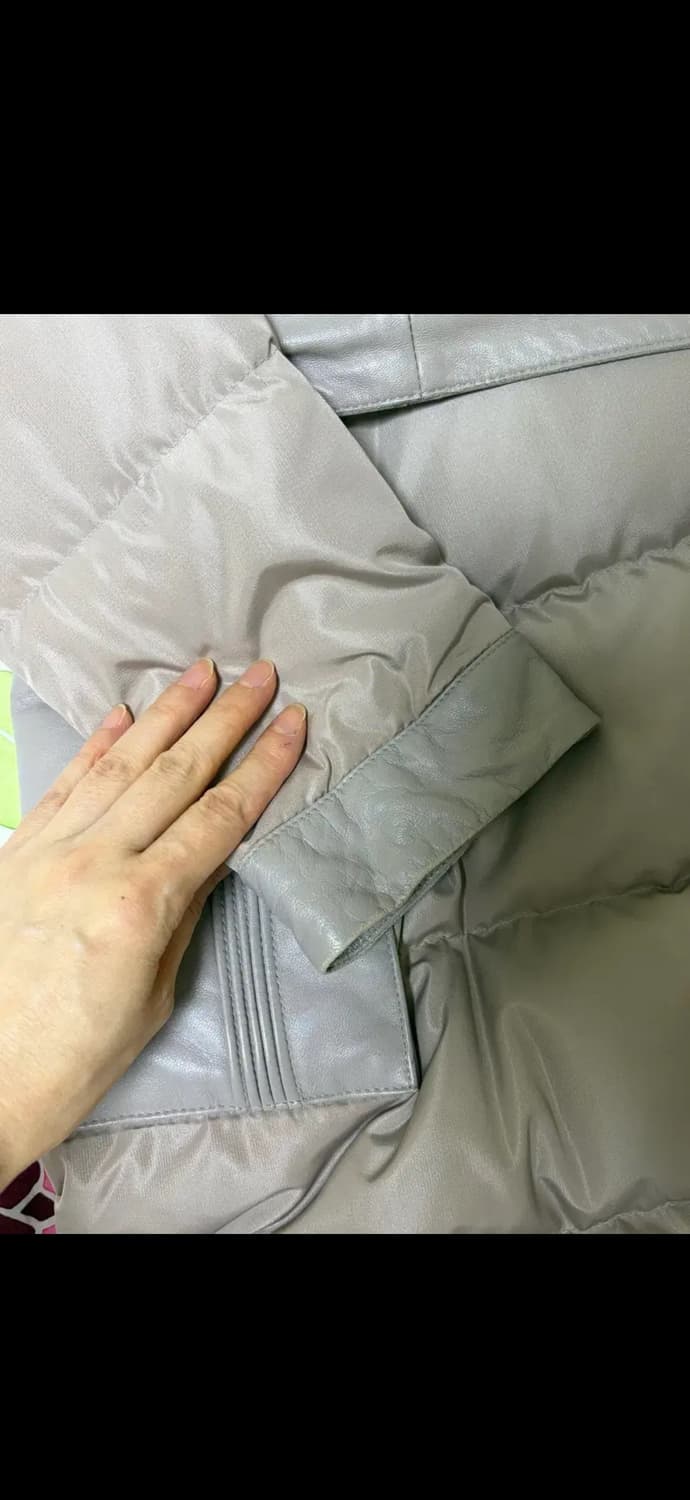 밍크퍼 후드 롱 패딩 상품이미지4