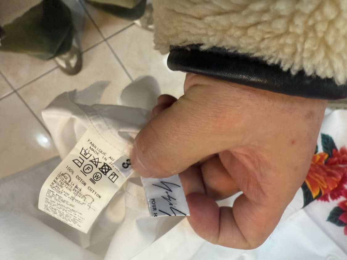 3/105 정품 요지야마모토 레플리카 1987ss 플로랄셔츠 팝니다 상품이미지6