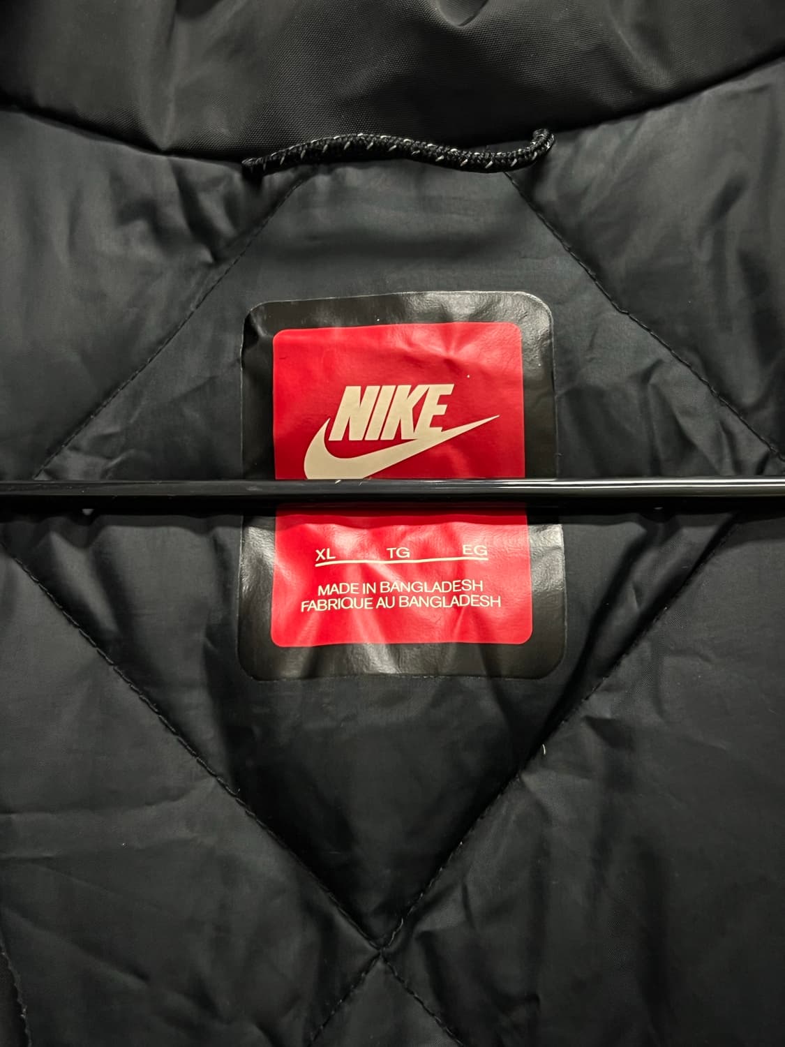 나이키 덕다운 야상 패딩 자켓 블랙 상품이미지4