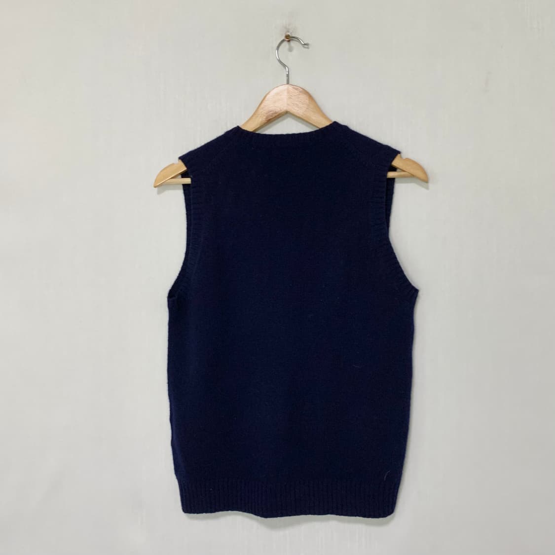 버버리 블루라벨 니트 조끼 네이비 여성 M 빈티지 베스트 상품이미지3