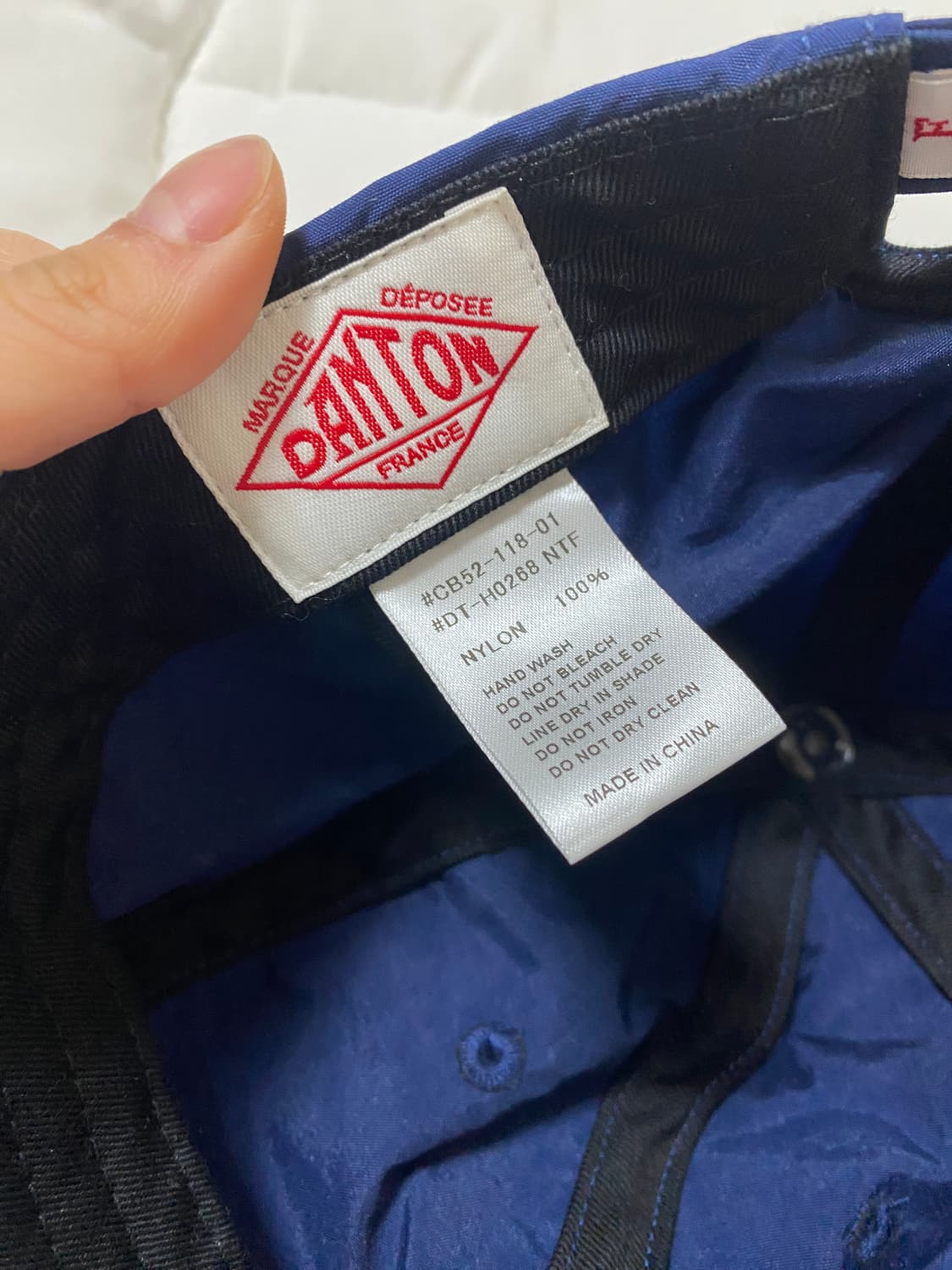 단톤 6패널 나일론 캡 상품이미지3